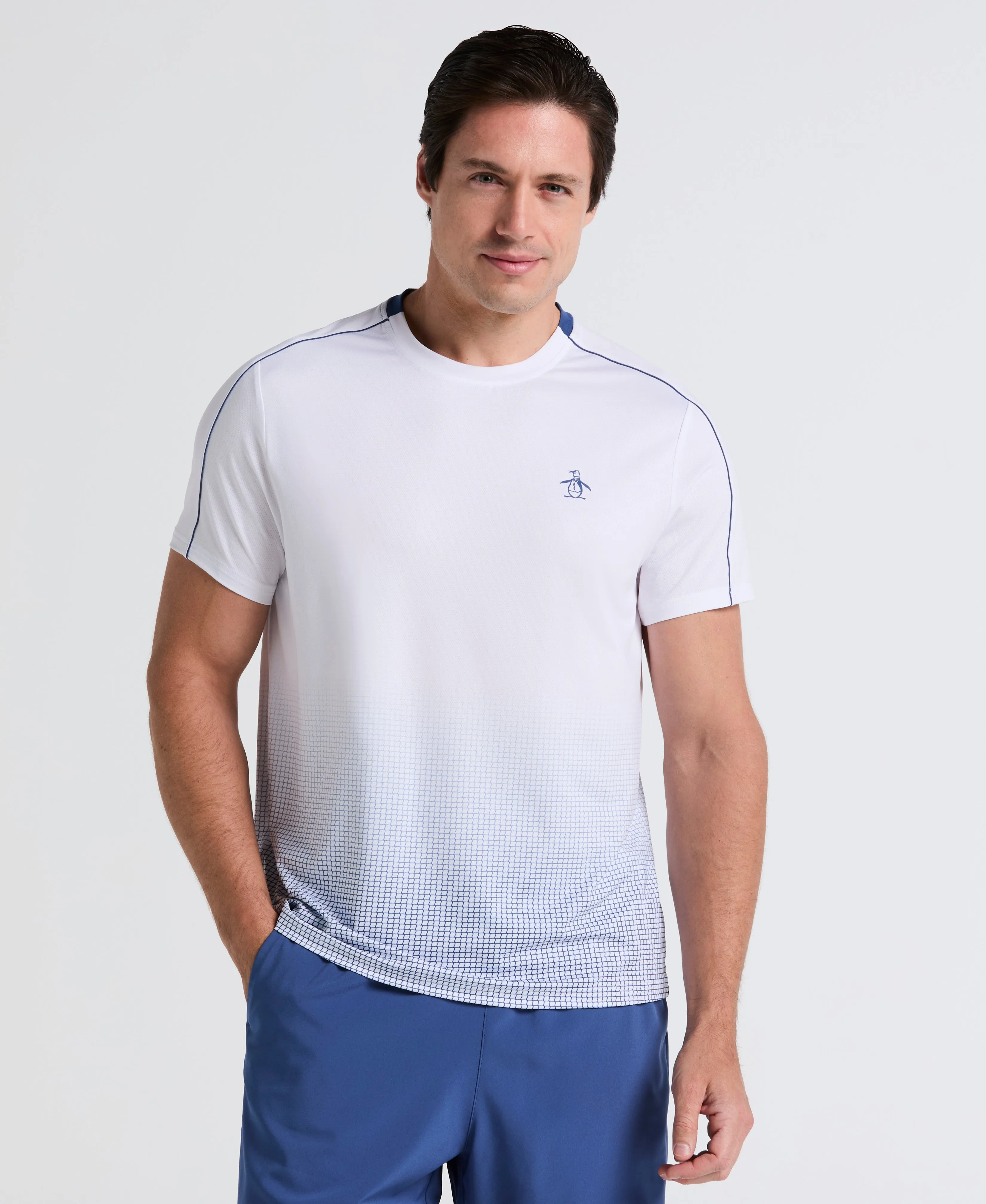 Performance Ombre Block Tennis Tee sold by Original Penguin product image thumbnail 3