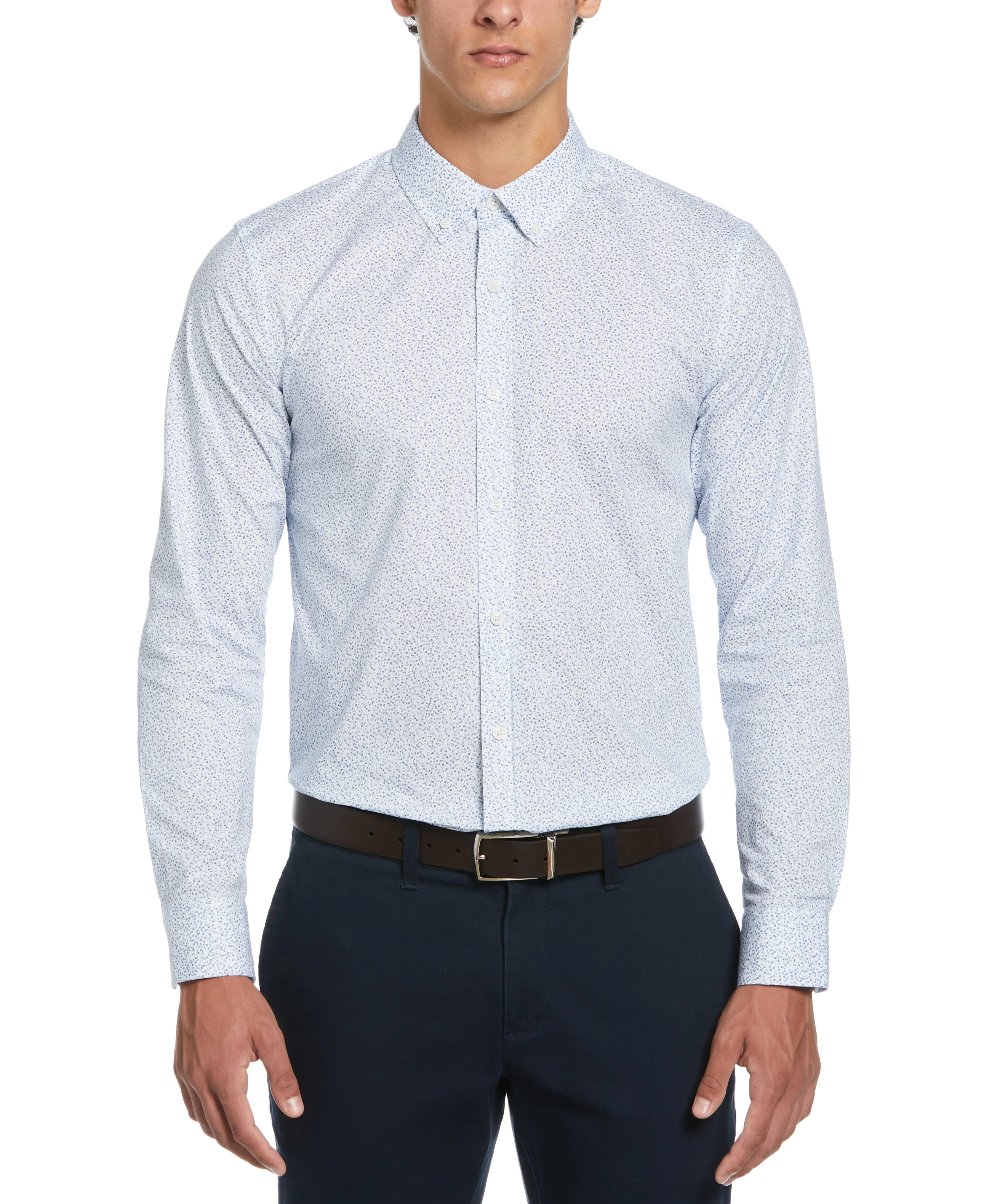 Micro Flower Fields Print Dress Shirt sold by Original Penguin