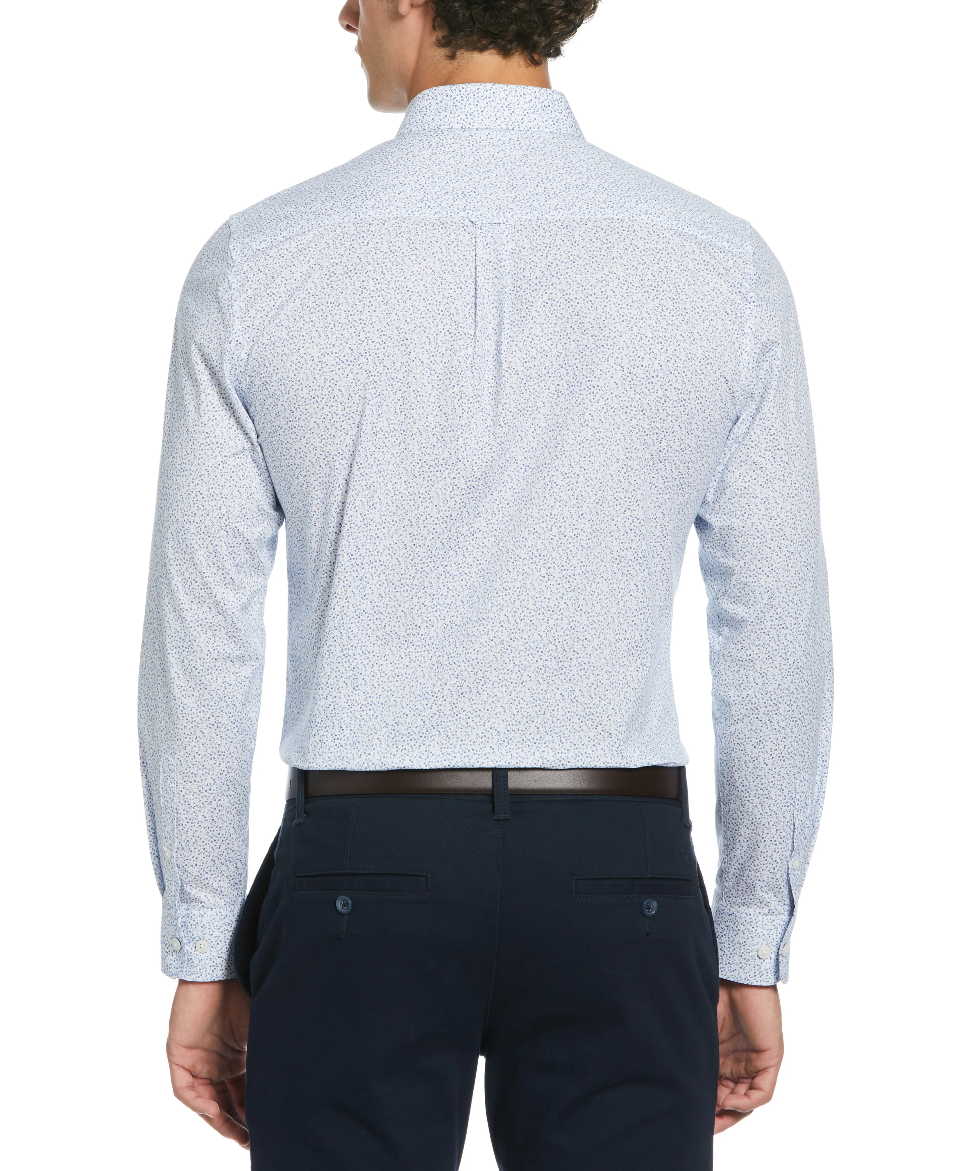 Micro Flower Fields Print Dress Shirt sold by Original Penguin product image thumbnail 2