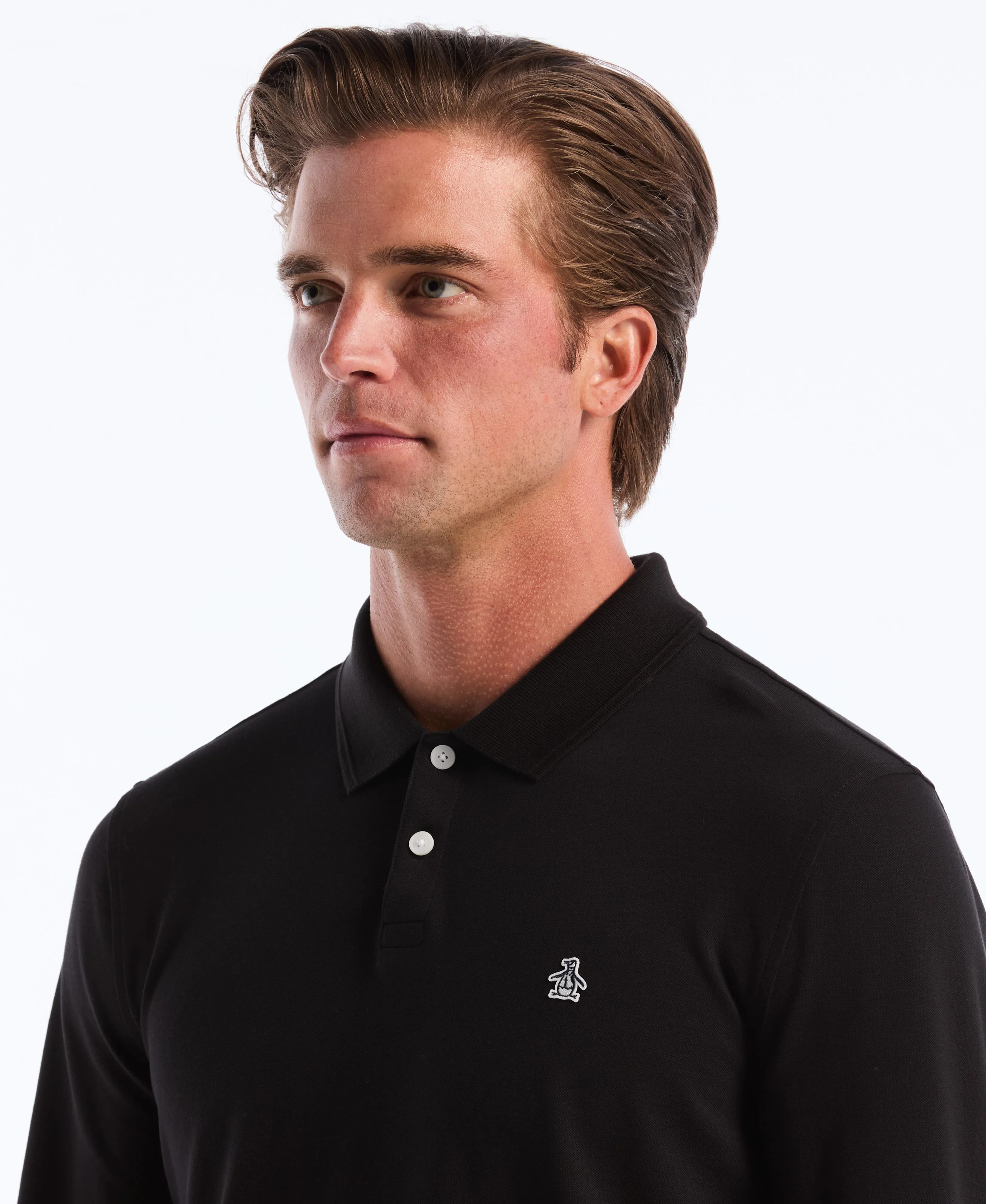 Long Sleeve Pique Polo sold by Original Penguin product image thumbnail 2