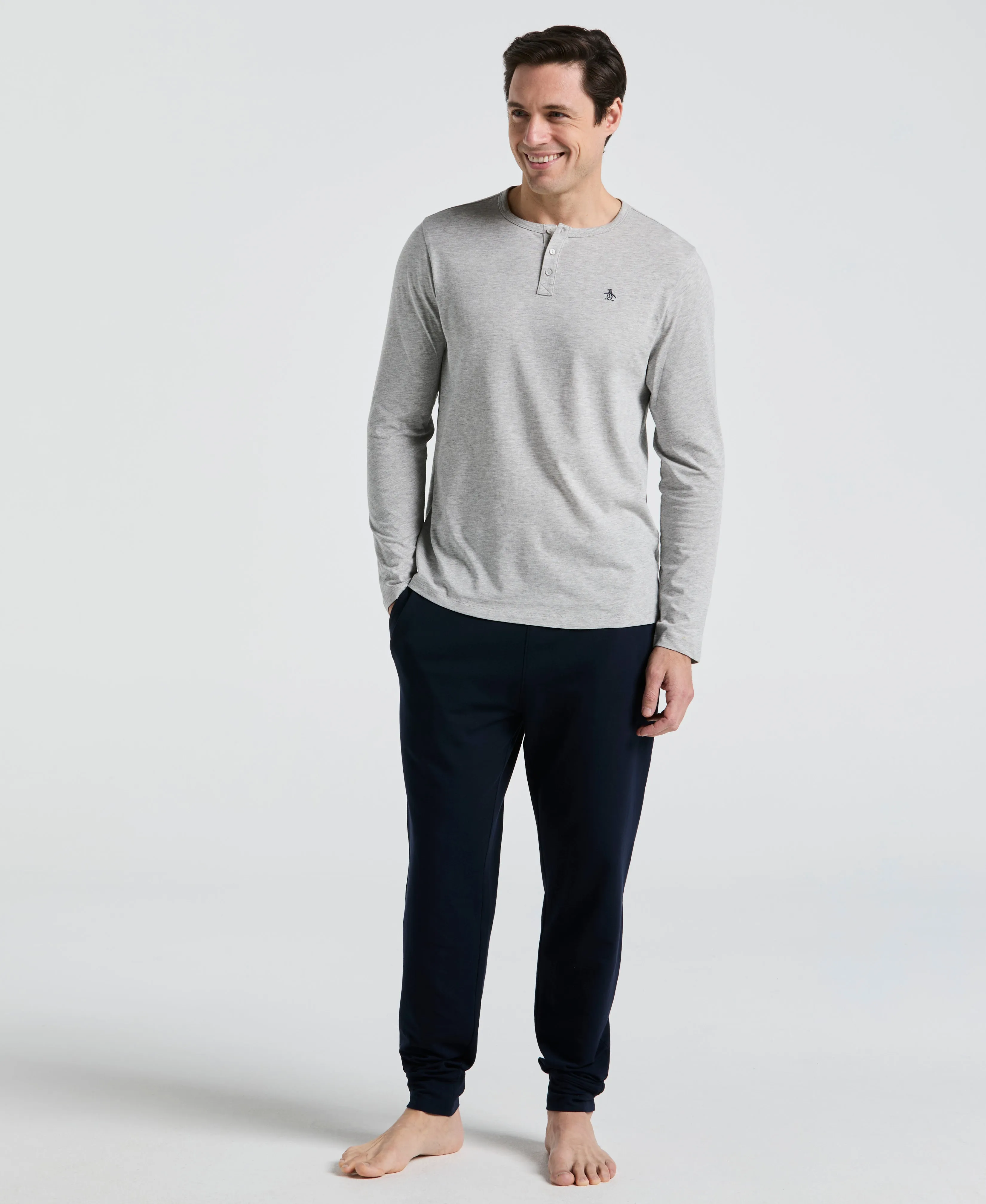 Long Sleeve Henley Shirt sold by Original Penguin product image thumbnail 2