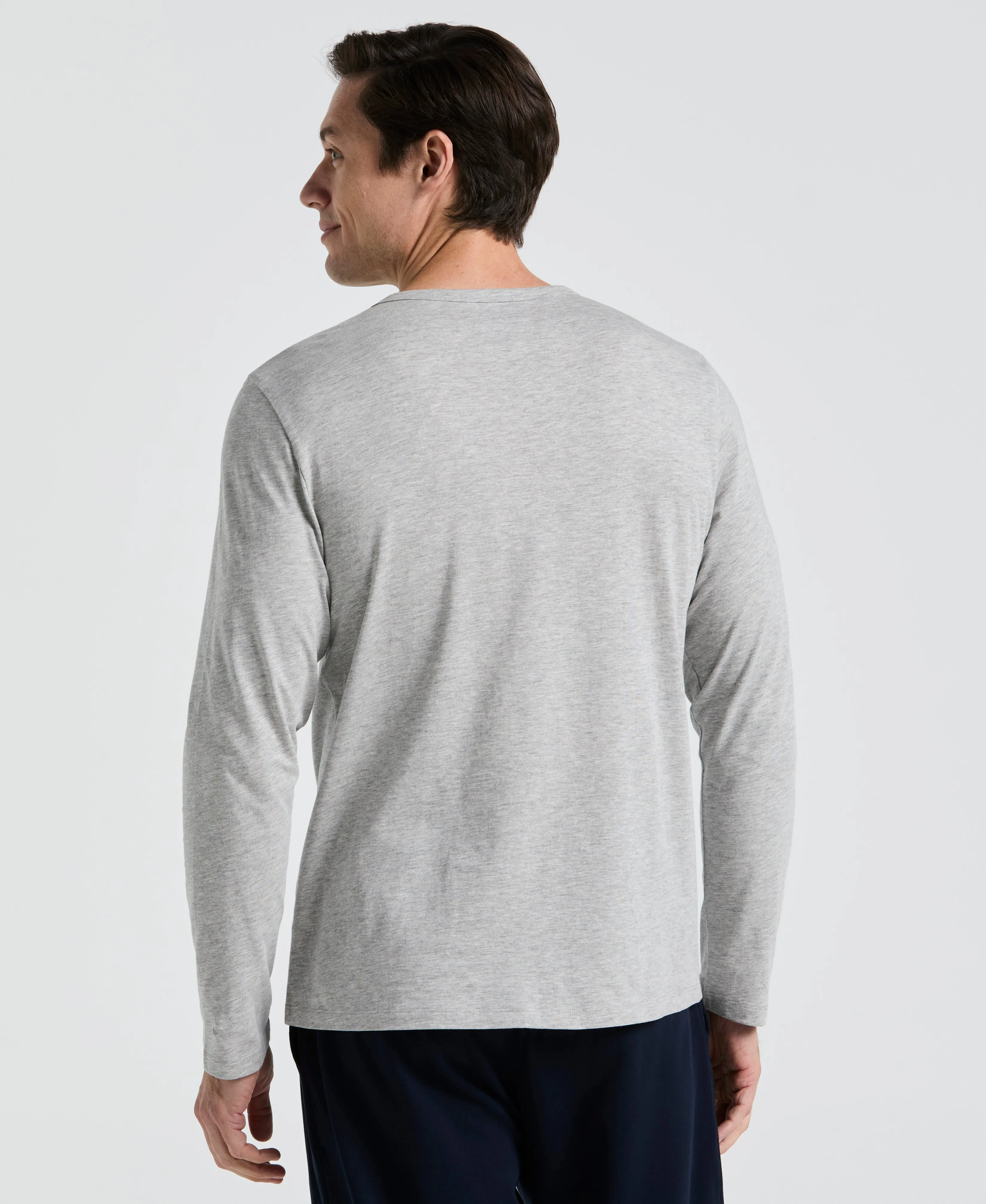 Long Sleeve Henley Shirt sold by Original Penguin