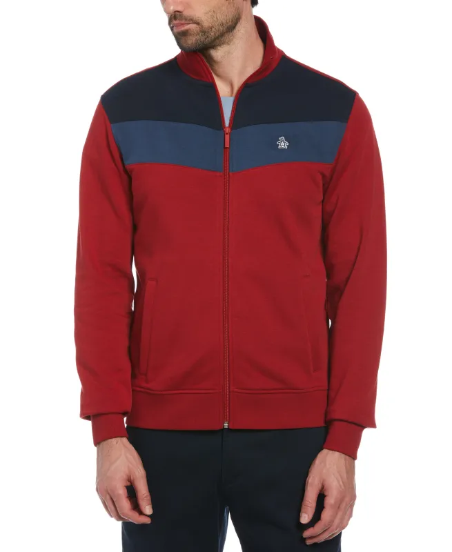 Colorblock Fleece Track Jacket sold by Original Penguin