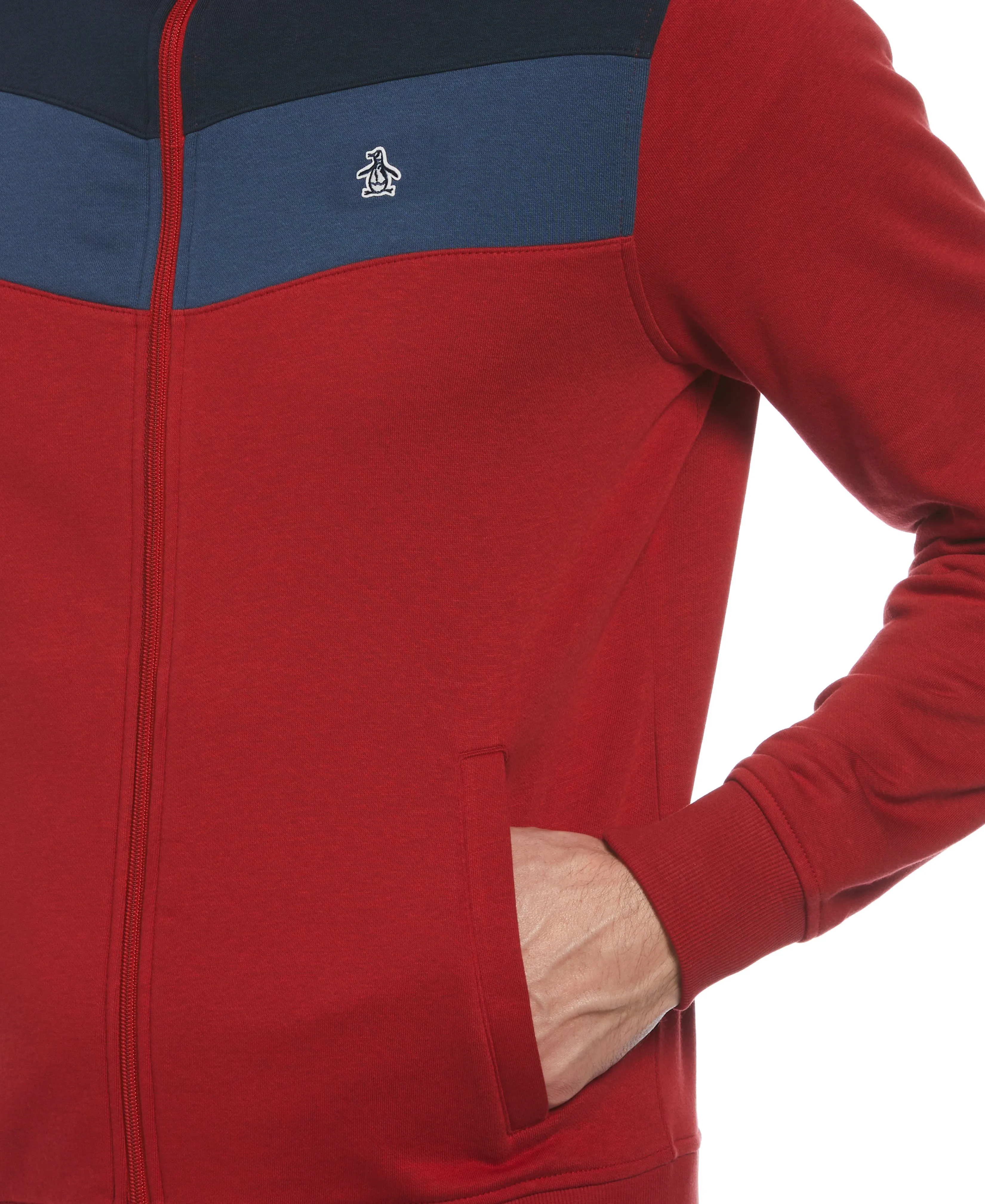 Colorblock Fleece Track Jacket sold by Original Penguin product image thumbnail 3