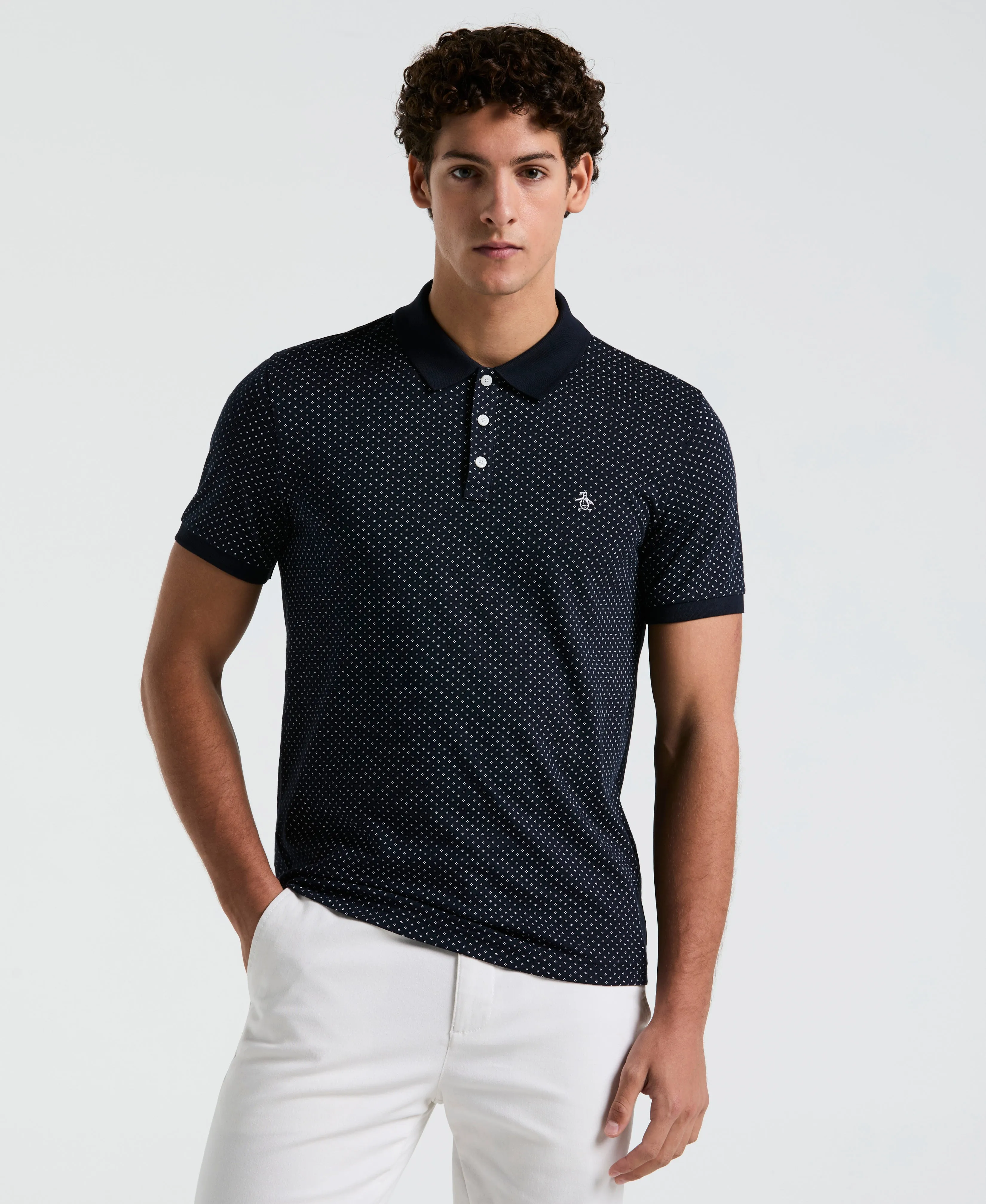 All-Over Diamond Ditsy Print Polo sold by Original Penguin product image thumbnail 5