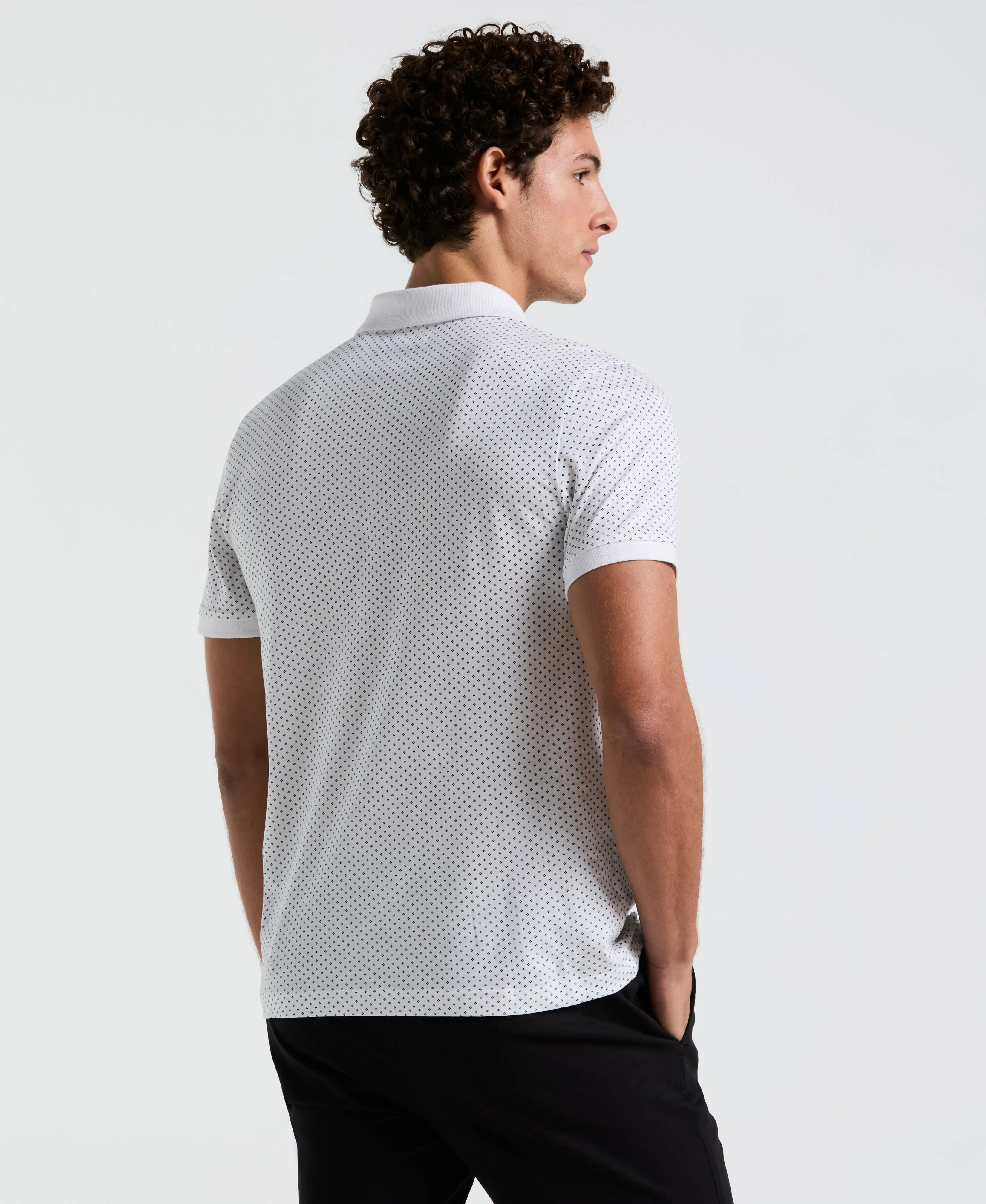 All-Over Diamond Ditsy Print Polo sold by Original Penguin product image thumbnail 3