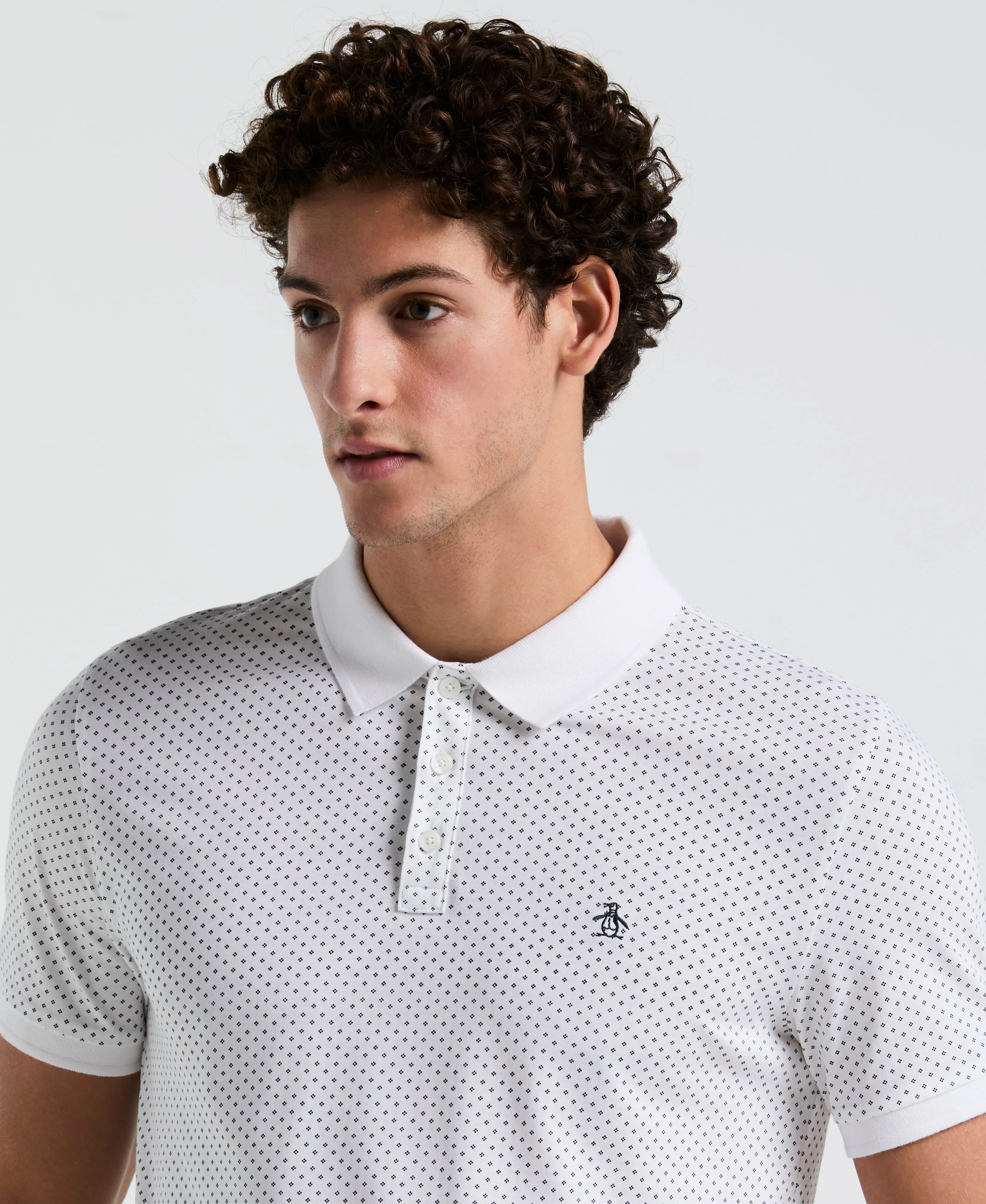 All-Over Diamond Ditsy Print Polo sold by Original Penguin product image thumbnail 2