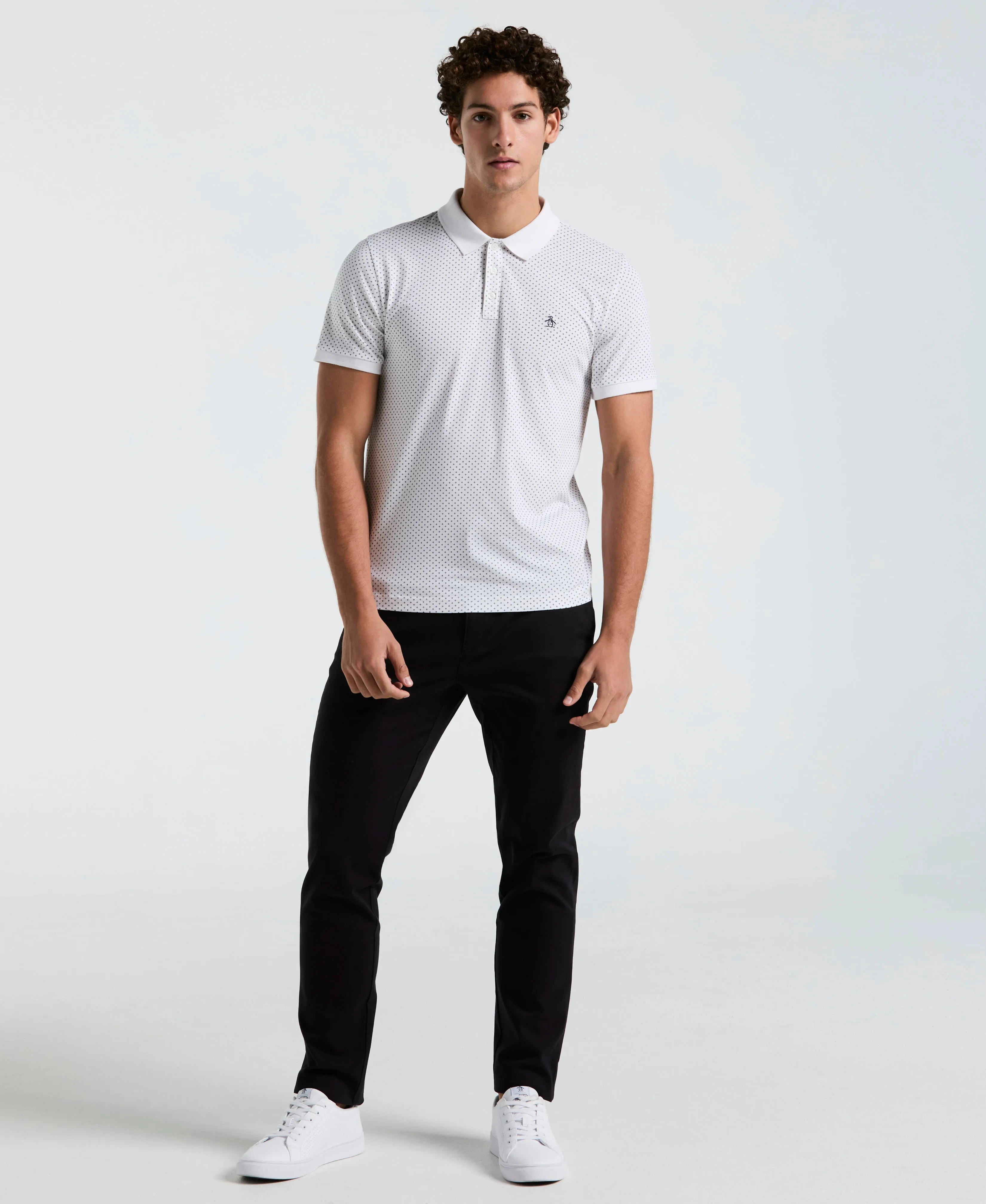 All-Over Diamond Ditsy Print Polo sold by Original Penguin product image thumbnail 4