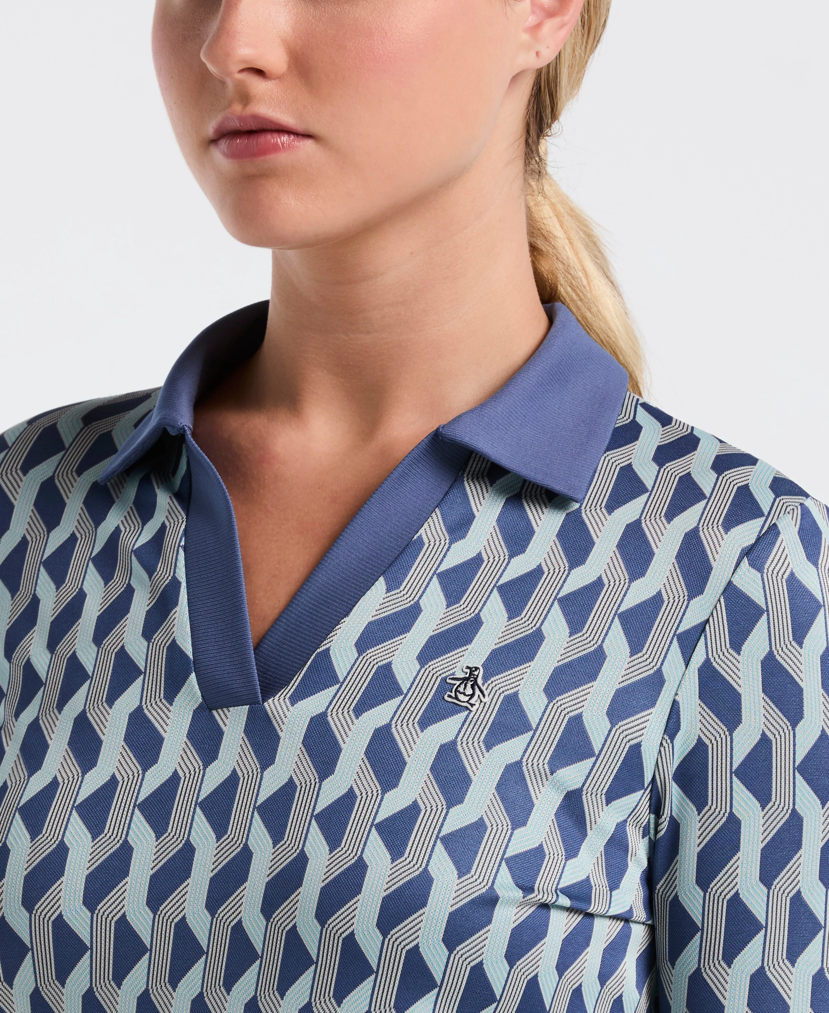 Women's Half Sleeve Geometric Shirt sold by Original Penguin product image thumbnail 3