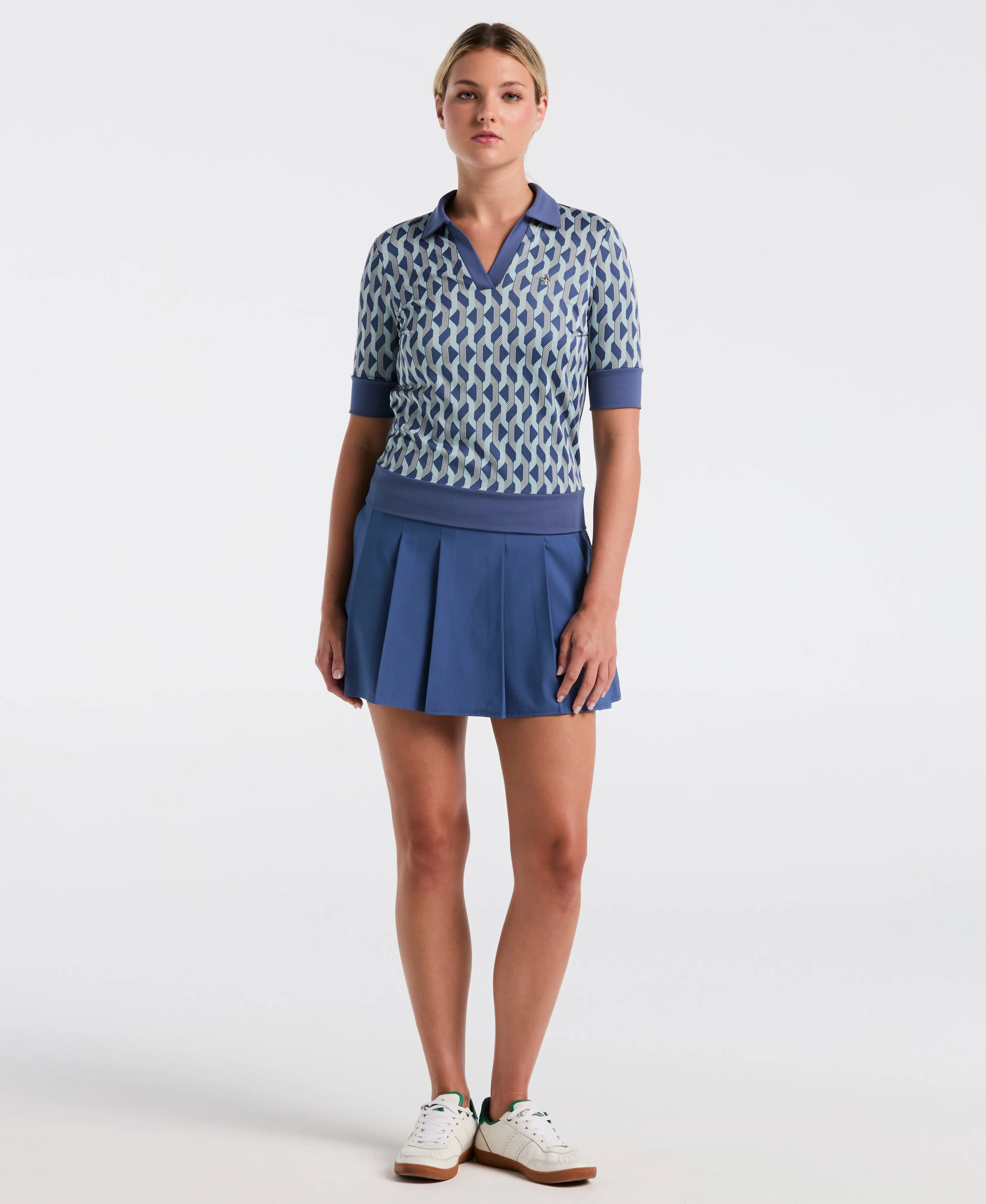 Women's Half Sleeve Geometric Shirt sold by Original Penguin product image thumbnail 4