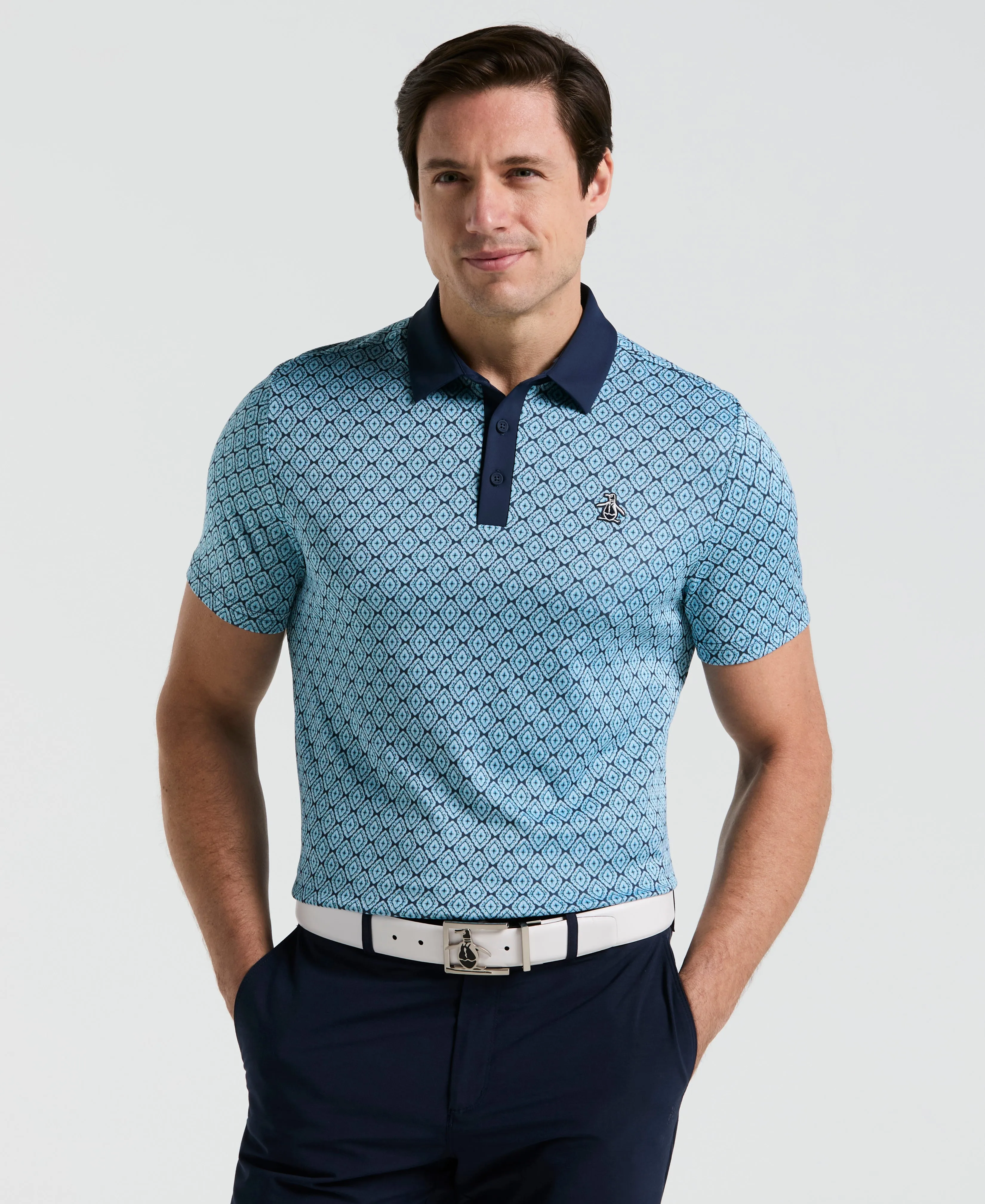 Bohemian Jacquard Golf Polo sold by Original Penguin product image thumbnail 2