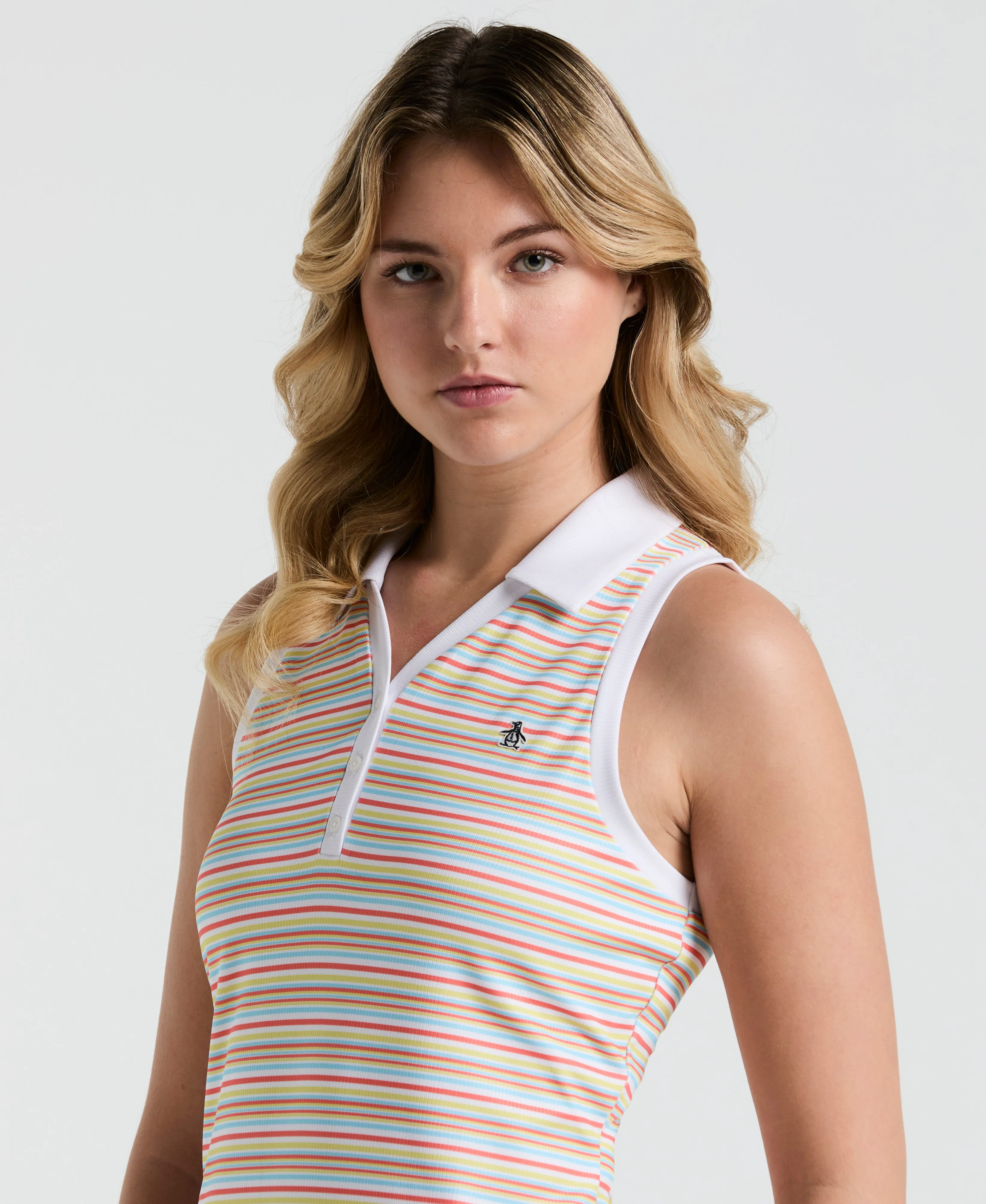Women's Ribbed Stripe Top sold by Original Penguin