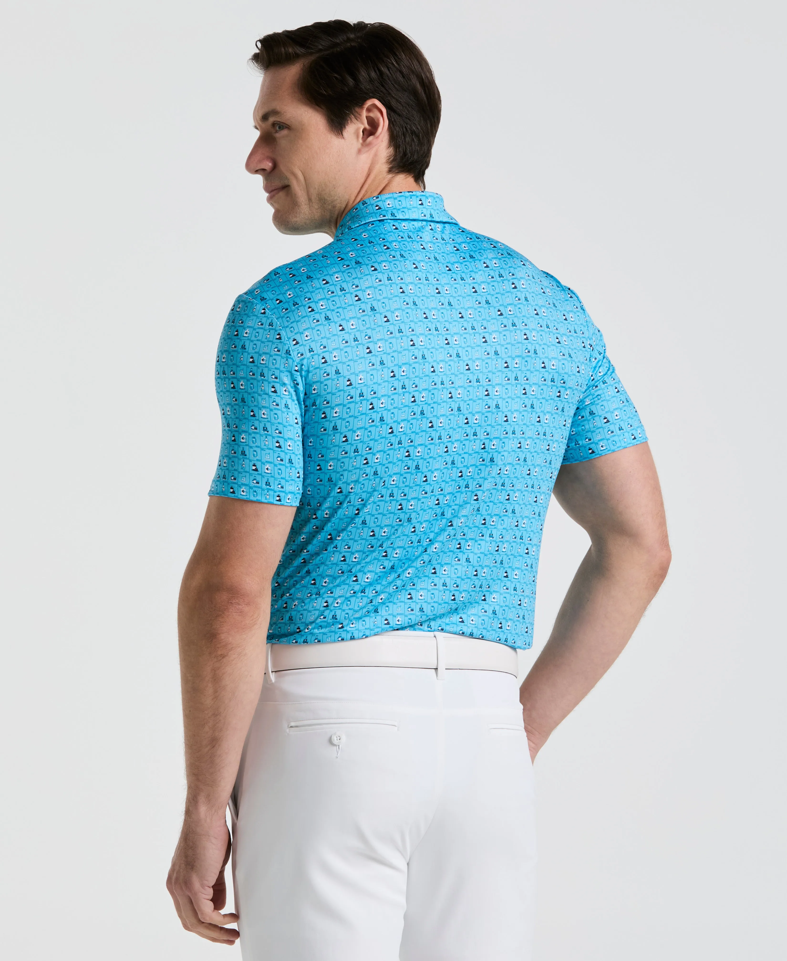 19th Hole Windowpane Print Golf Polo sold by Original Penguin product image thumbnail 4