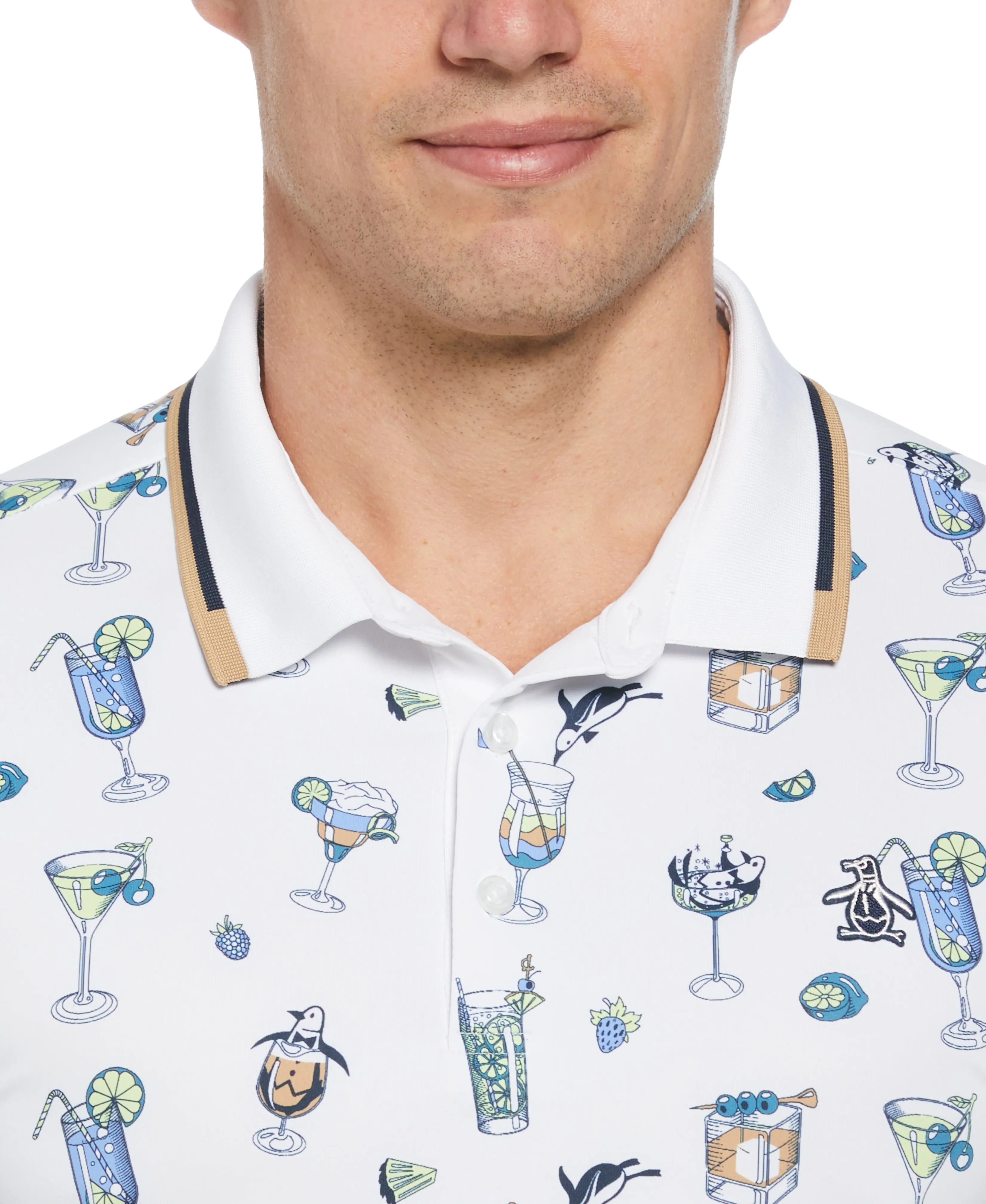 19th Hole Print Golf Polo sold by Original Penguin