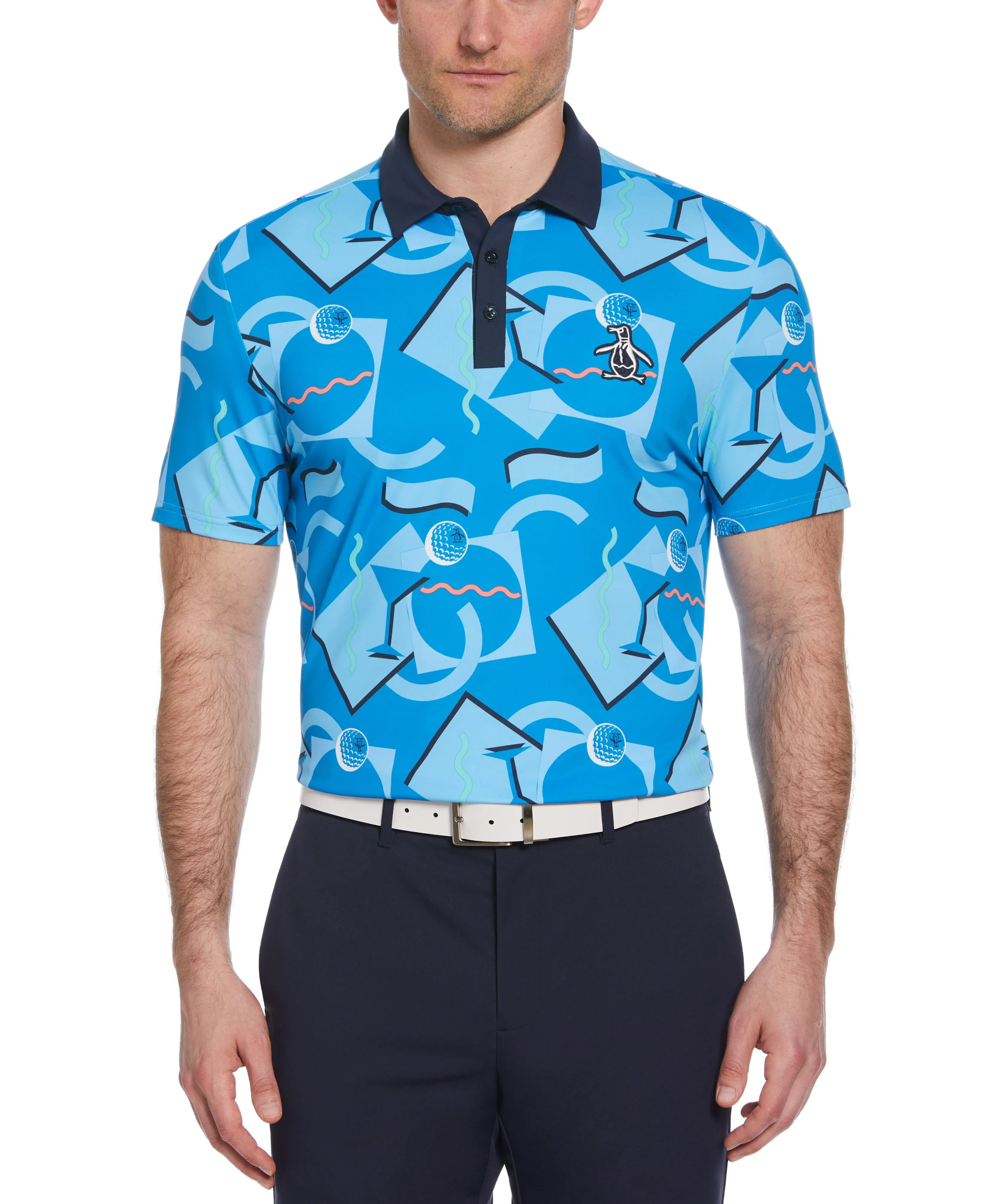 Abstract 80's Print Golf Polo sold by Original Penguin product image thumbnail 4