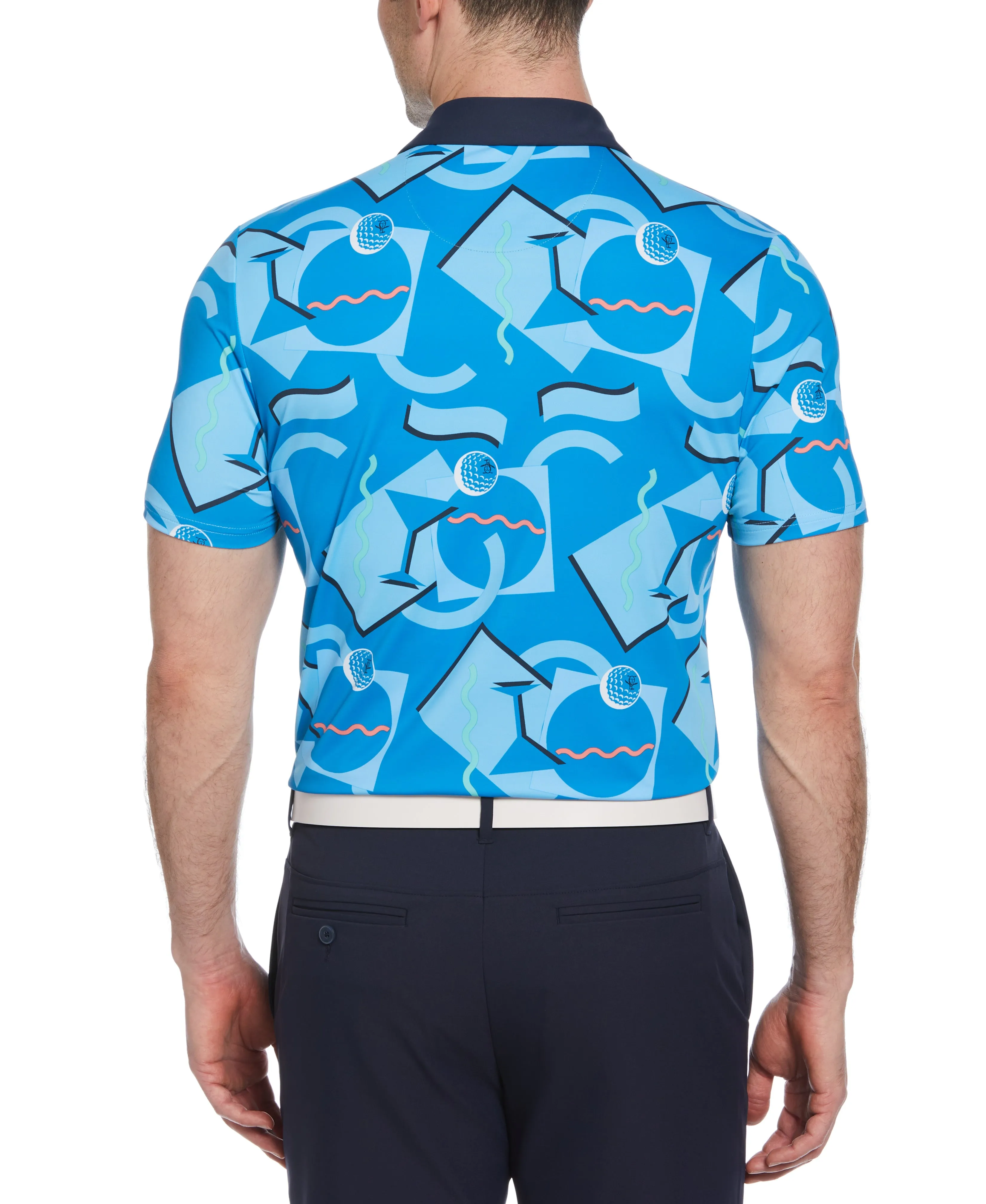 Abstract 80's Print Golf Polo sold by Original Penguin product image thumbnail 5