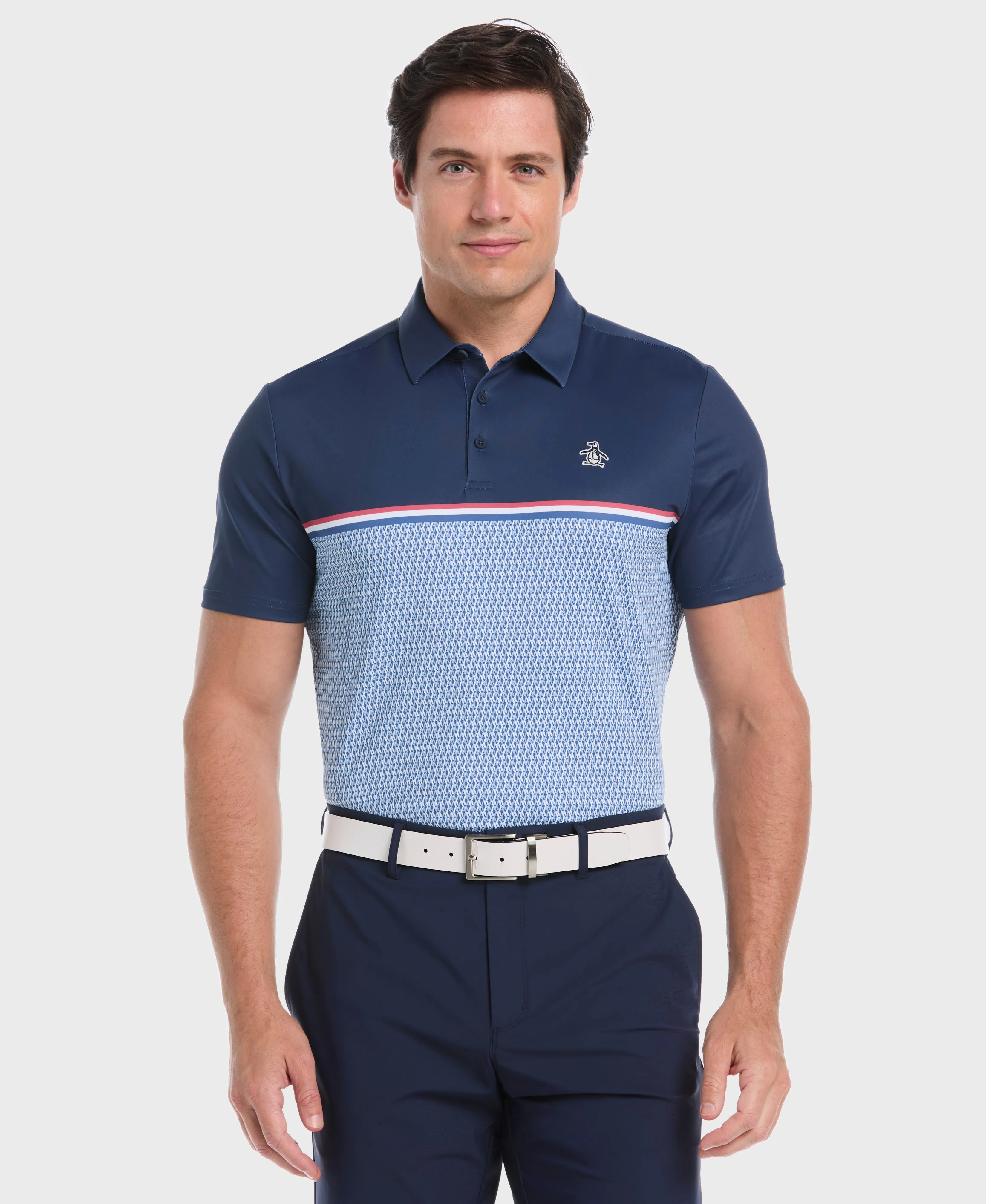 Color Block "P" Print Golf Polo sold by Original Penguin product image thumbnail 2