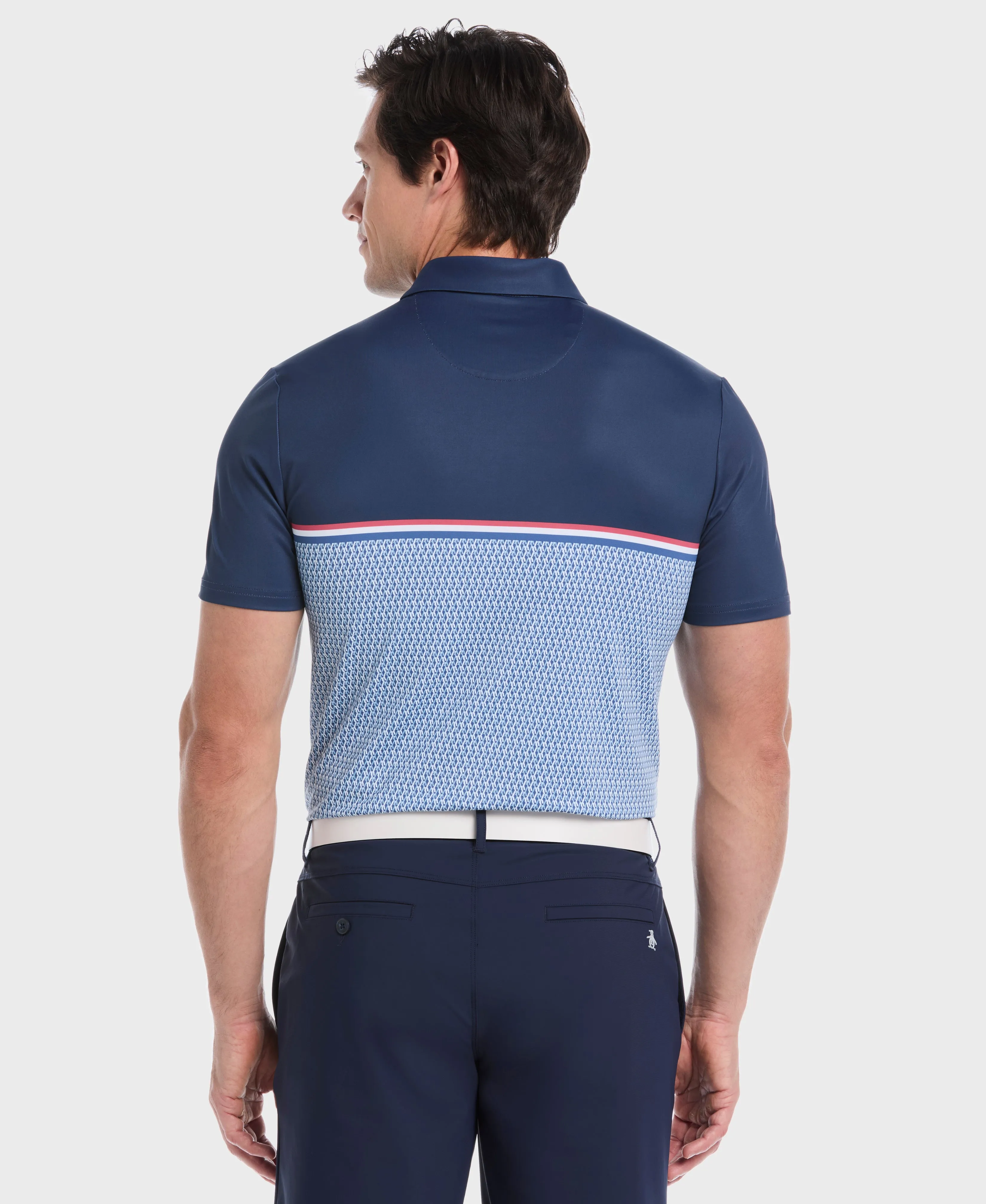 Color Block "P" Print Golf Polo sold by Original Penguin product image thumbnail 5