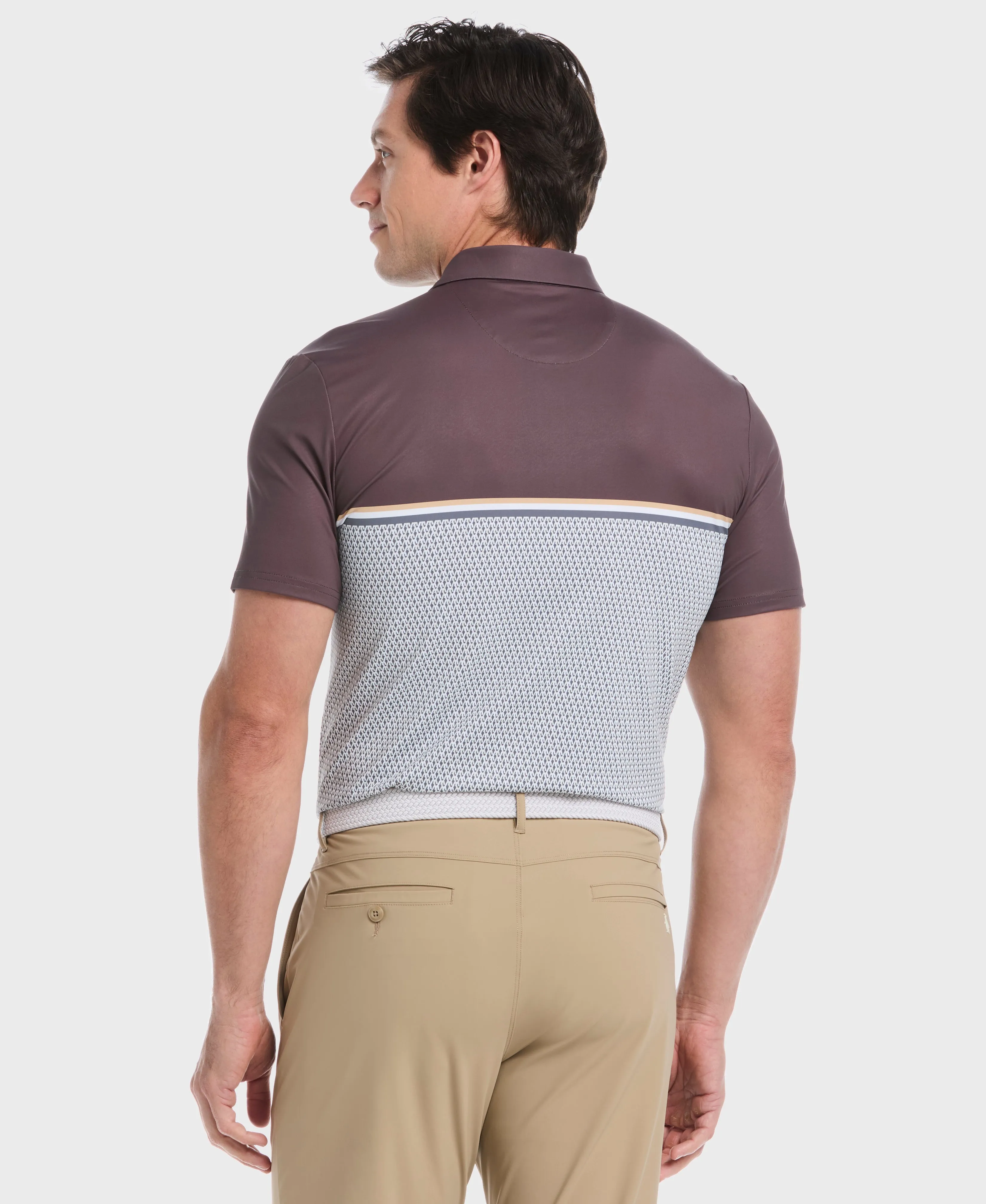 Color Block "P" Print Golf Polo sold by Original Penguin