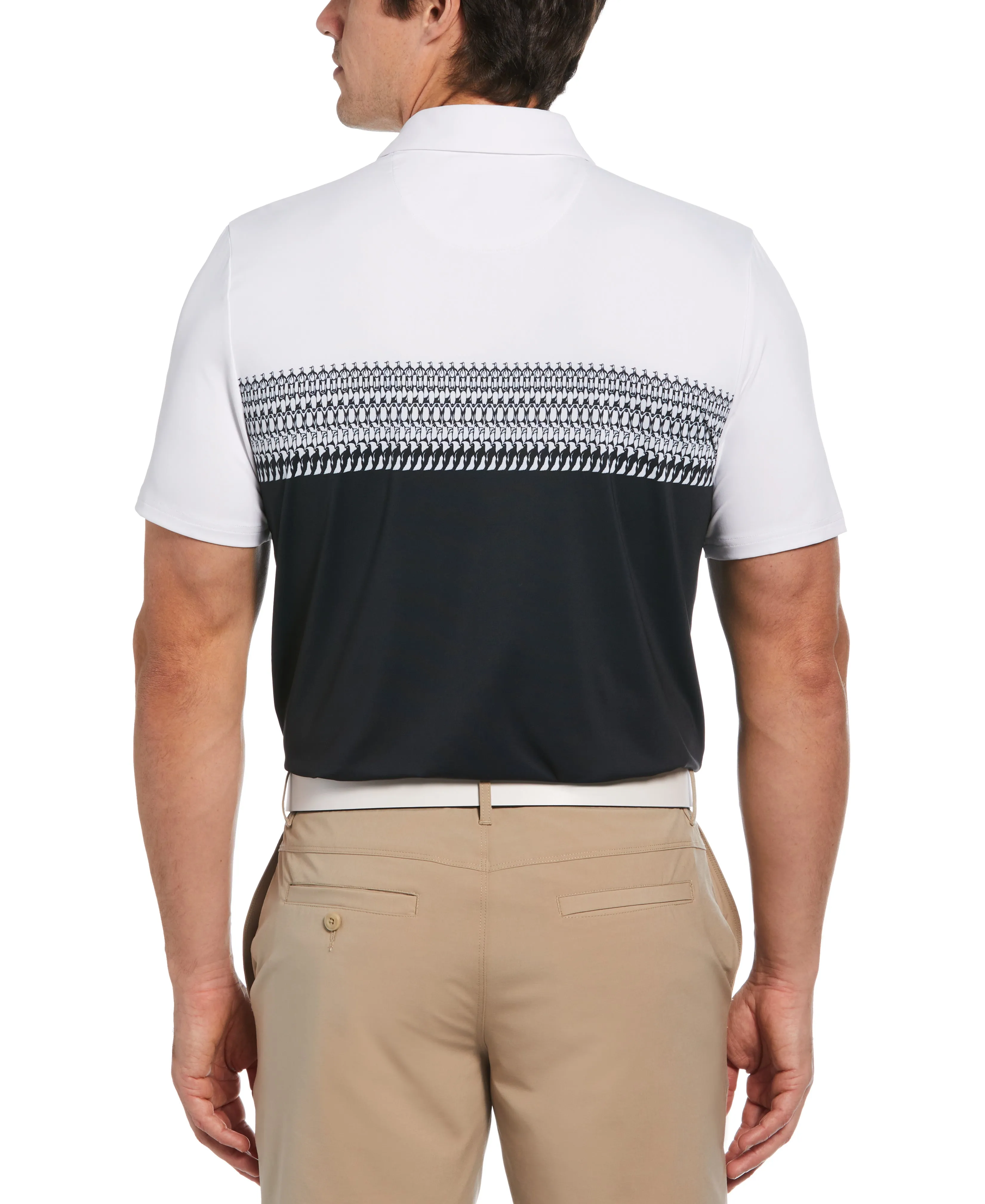 Penguin Stripe Block Print Golf Polo sold by Original Penguin product image thumbnail 2