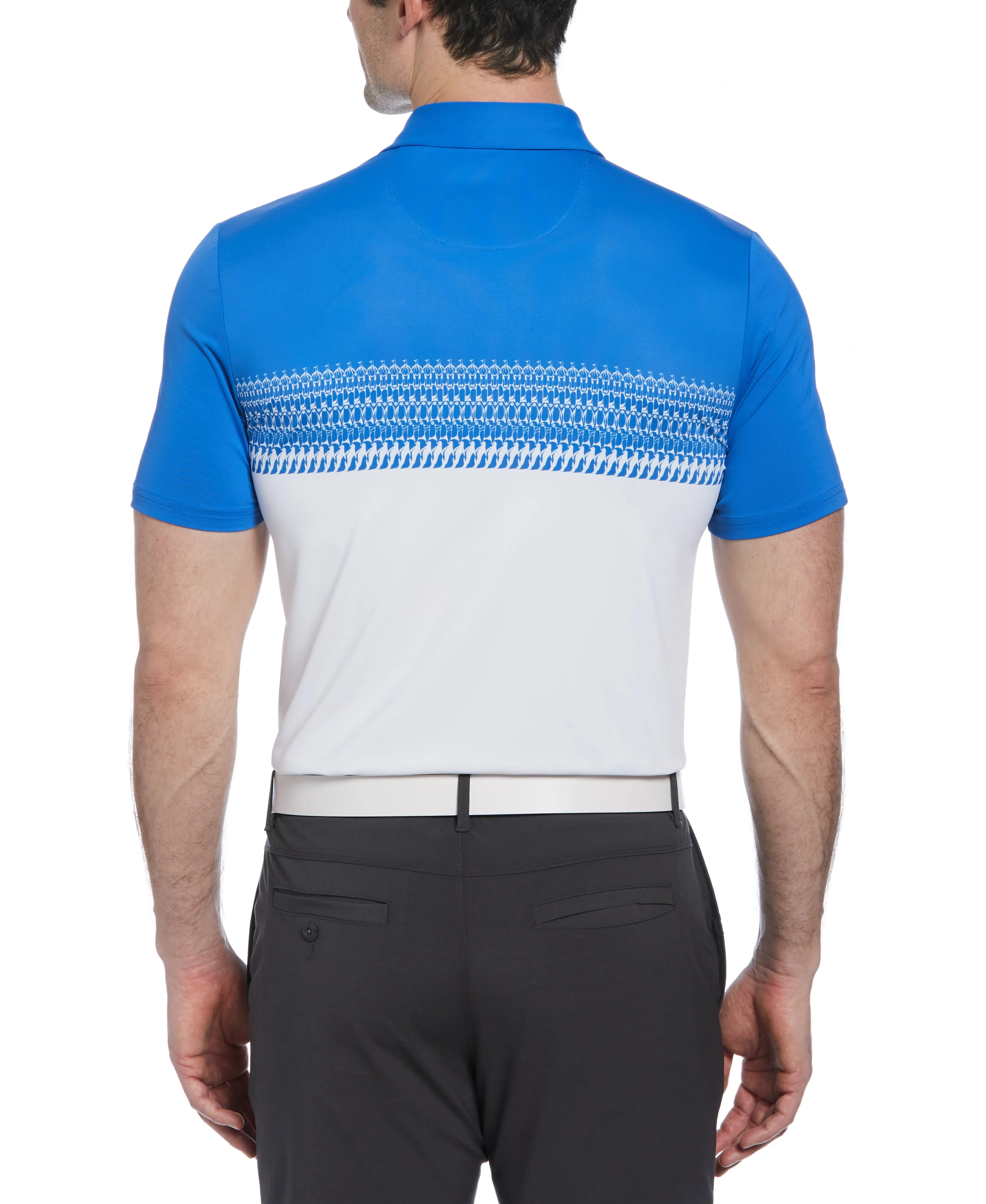 Penguin Stripe Block Print Golf Polo sold by Original Penguin product image thumbnail 3