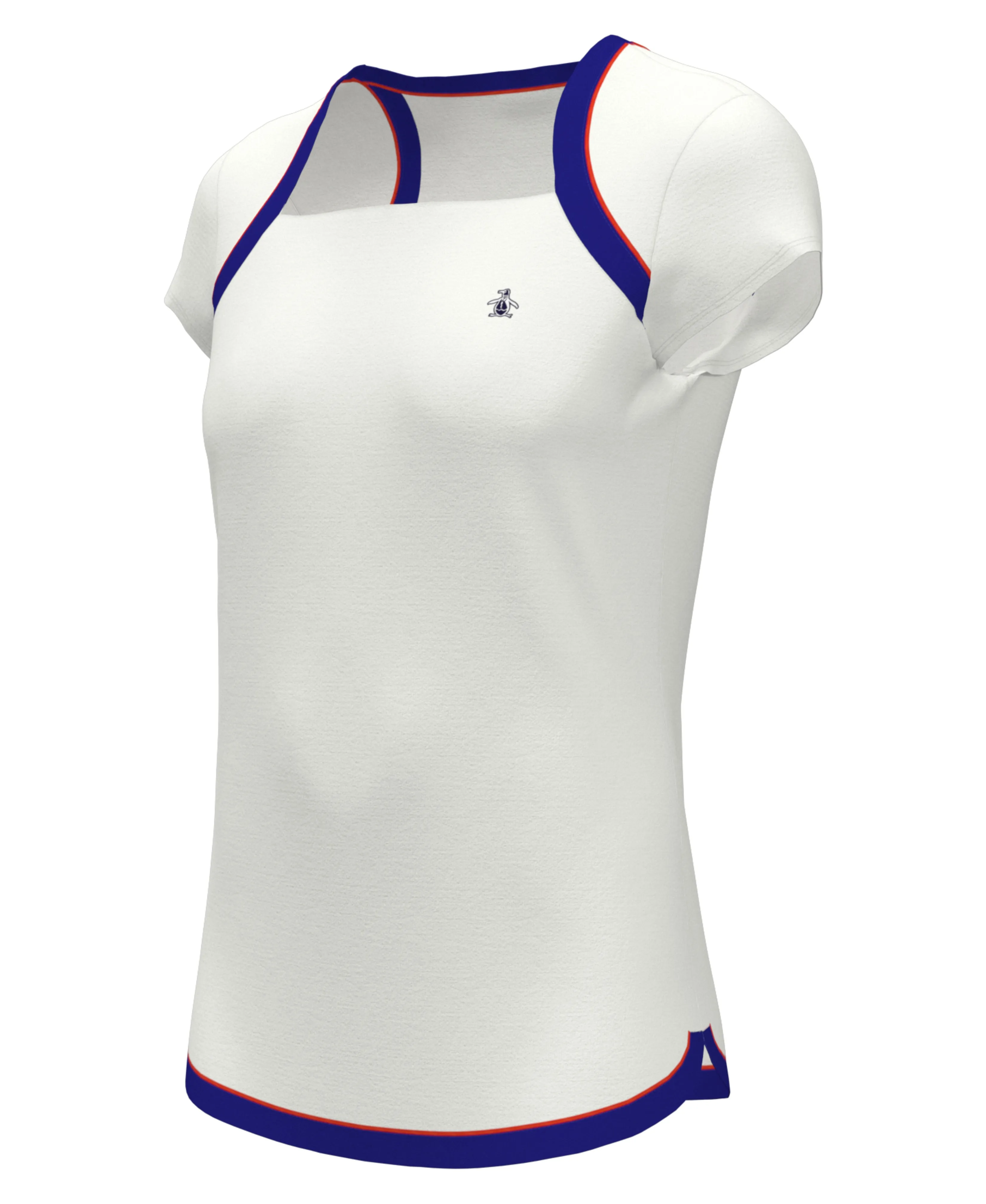 Women's Square Neckline Golf Shirt sold by Original Penguin