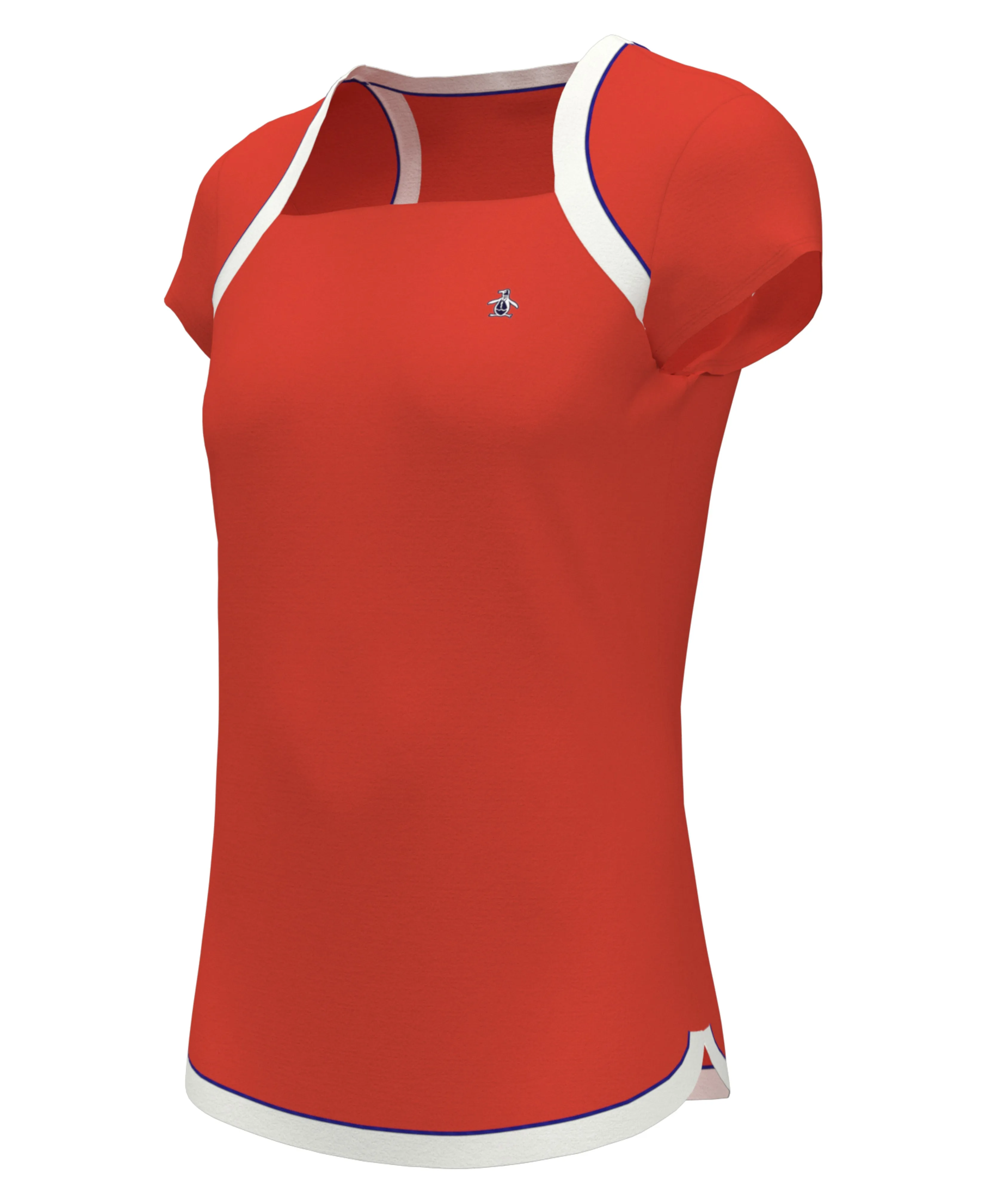 Women's Square Neckline Golf Shirt sold by Original Penguin product image thumbnail 4