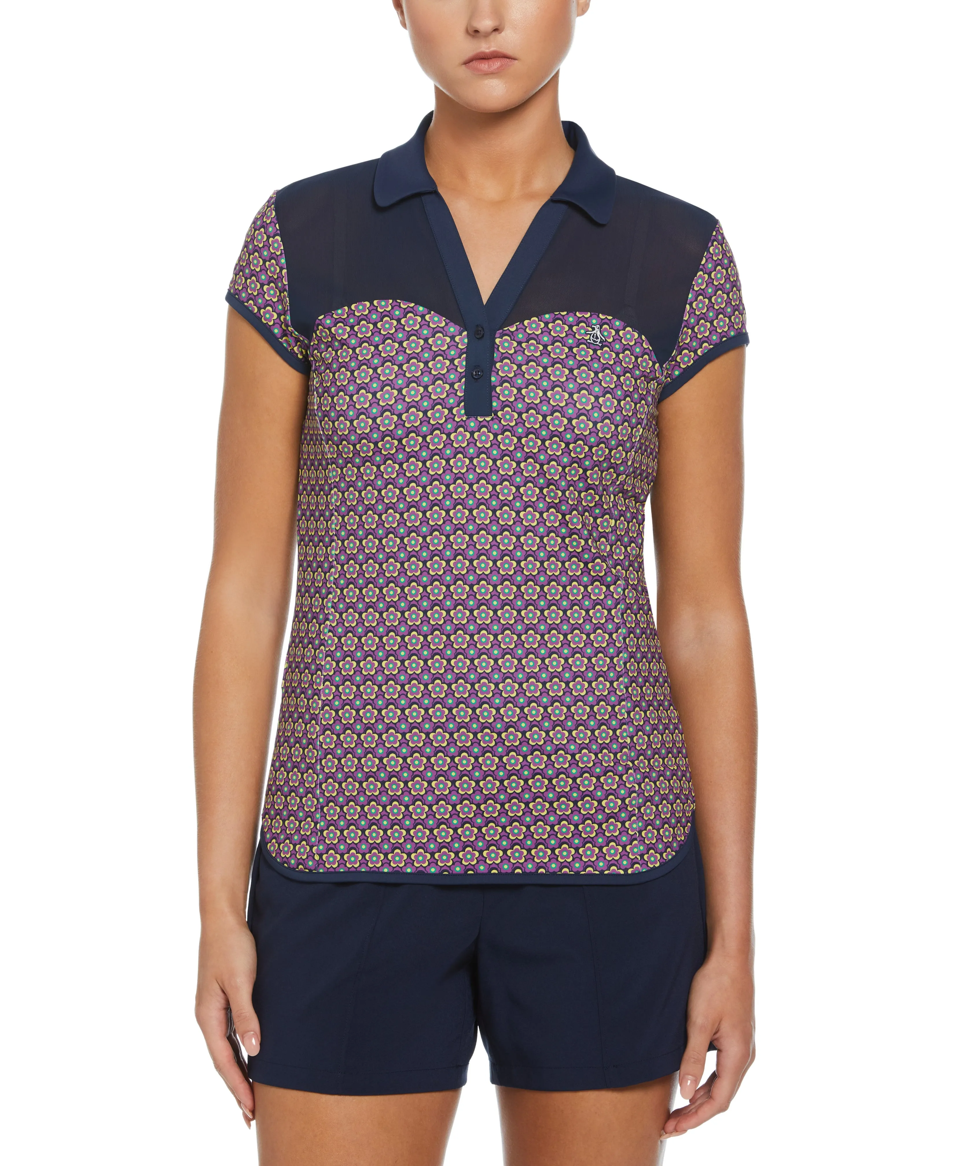 Women's Sweetheart Floral Print Polo sold by Original Penguin