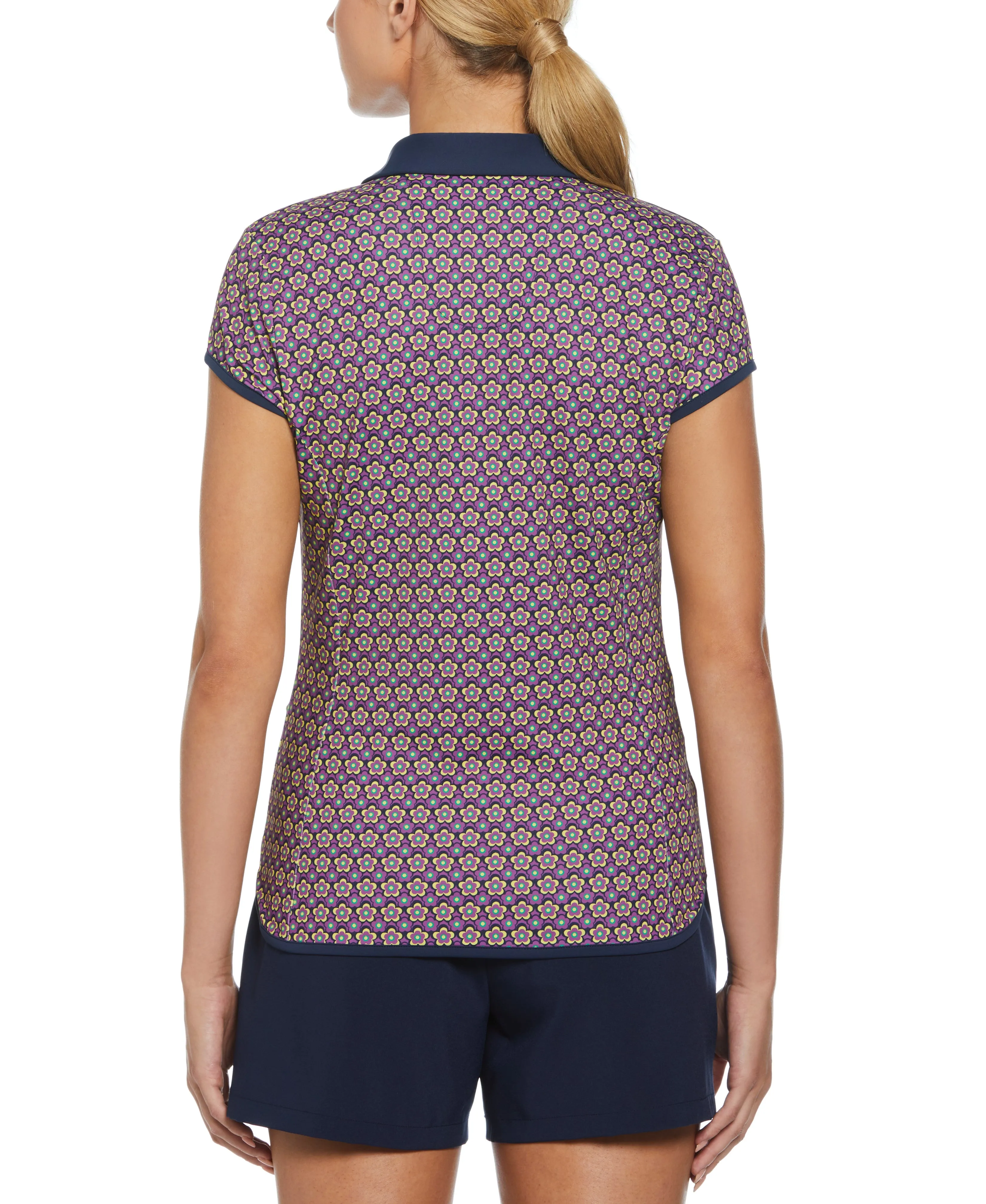 Women's Sweetheart Floral Print Polo sold by Original Penguin product image thumbnail 3
