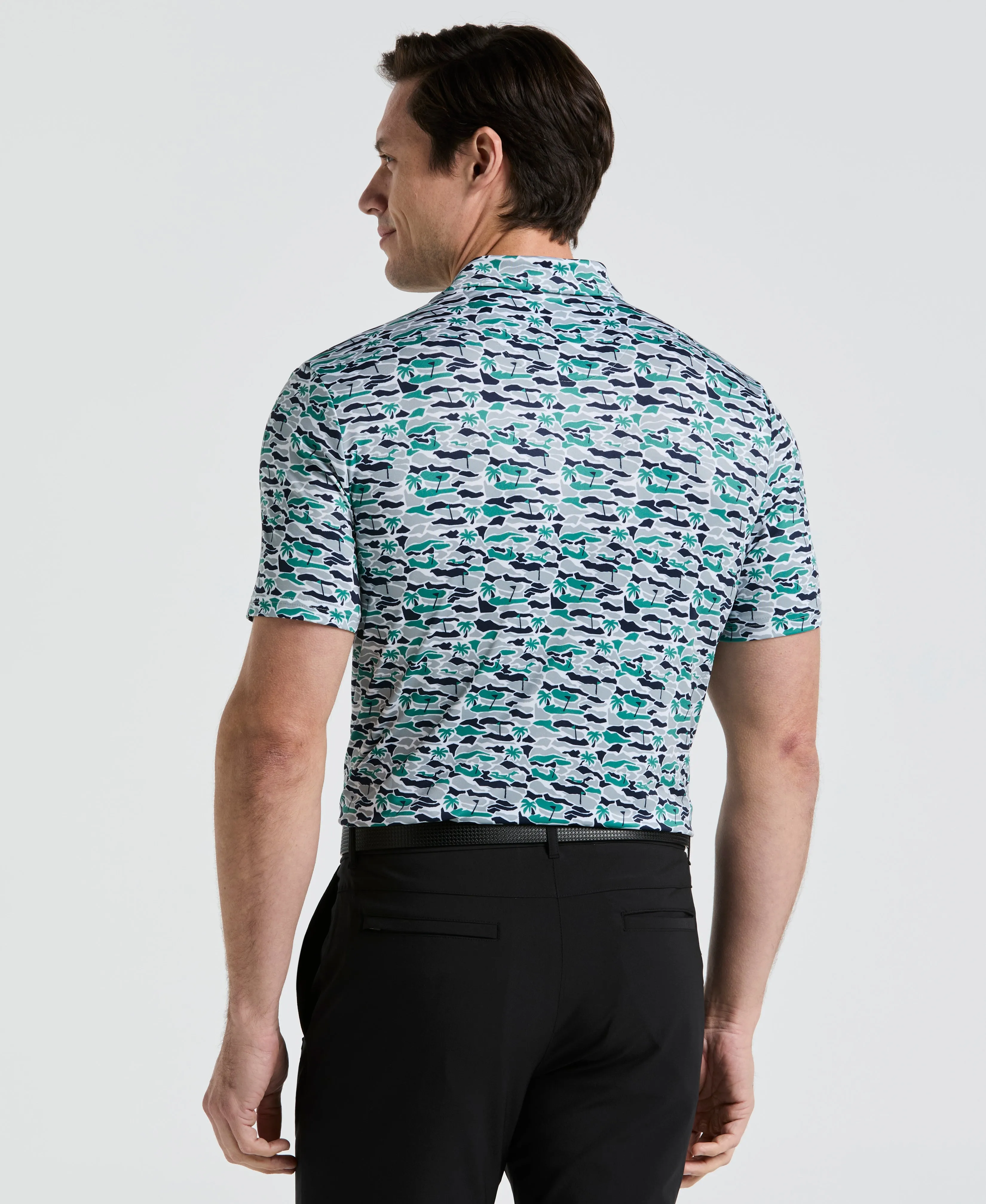 Palm Tree Bunker Print Golf Polo sold by Original Penguin product image thumbnail 2