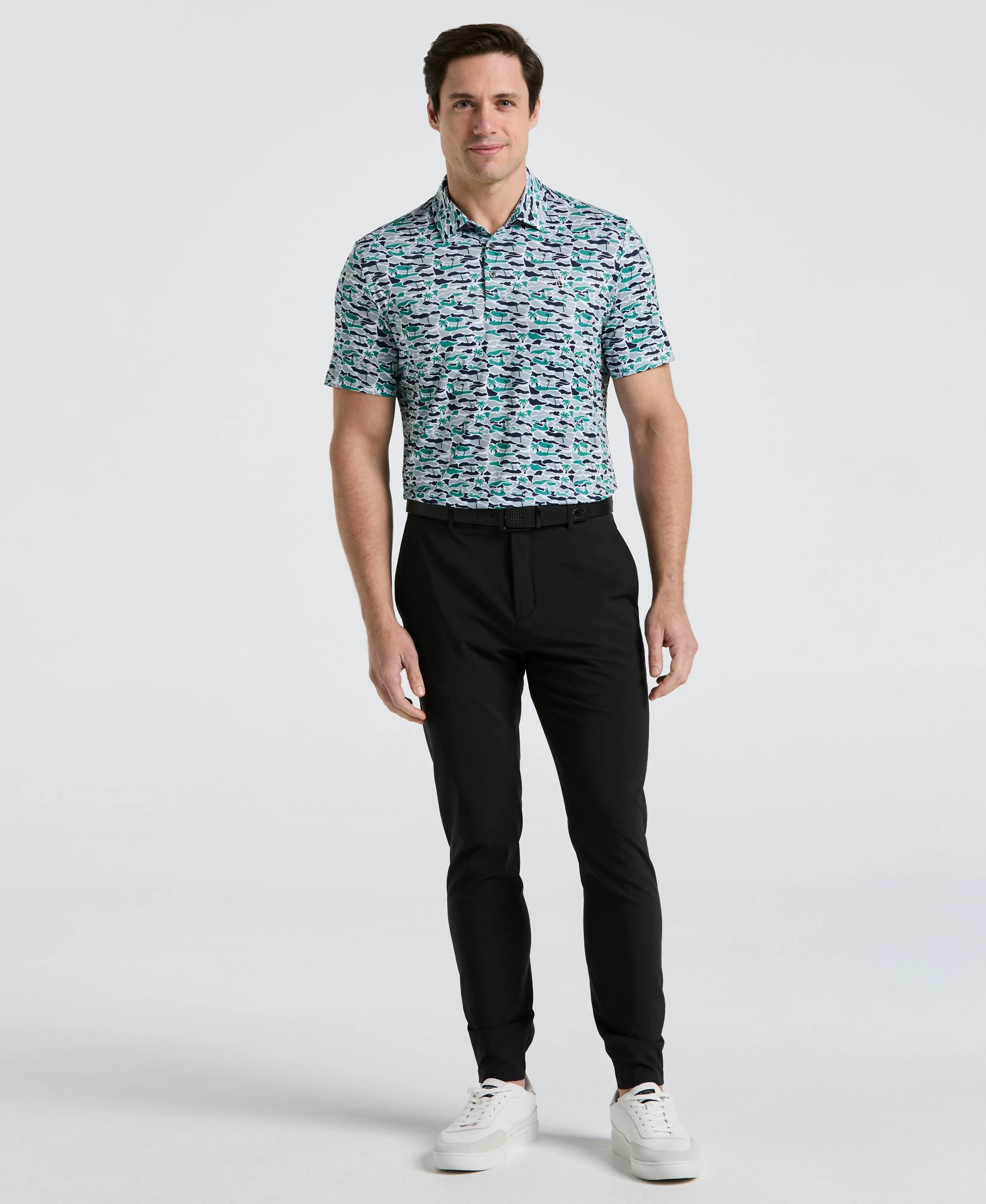 Palm Tree Bunker Print Golf Polo sold by Original Penguin product image thumbnail 5