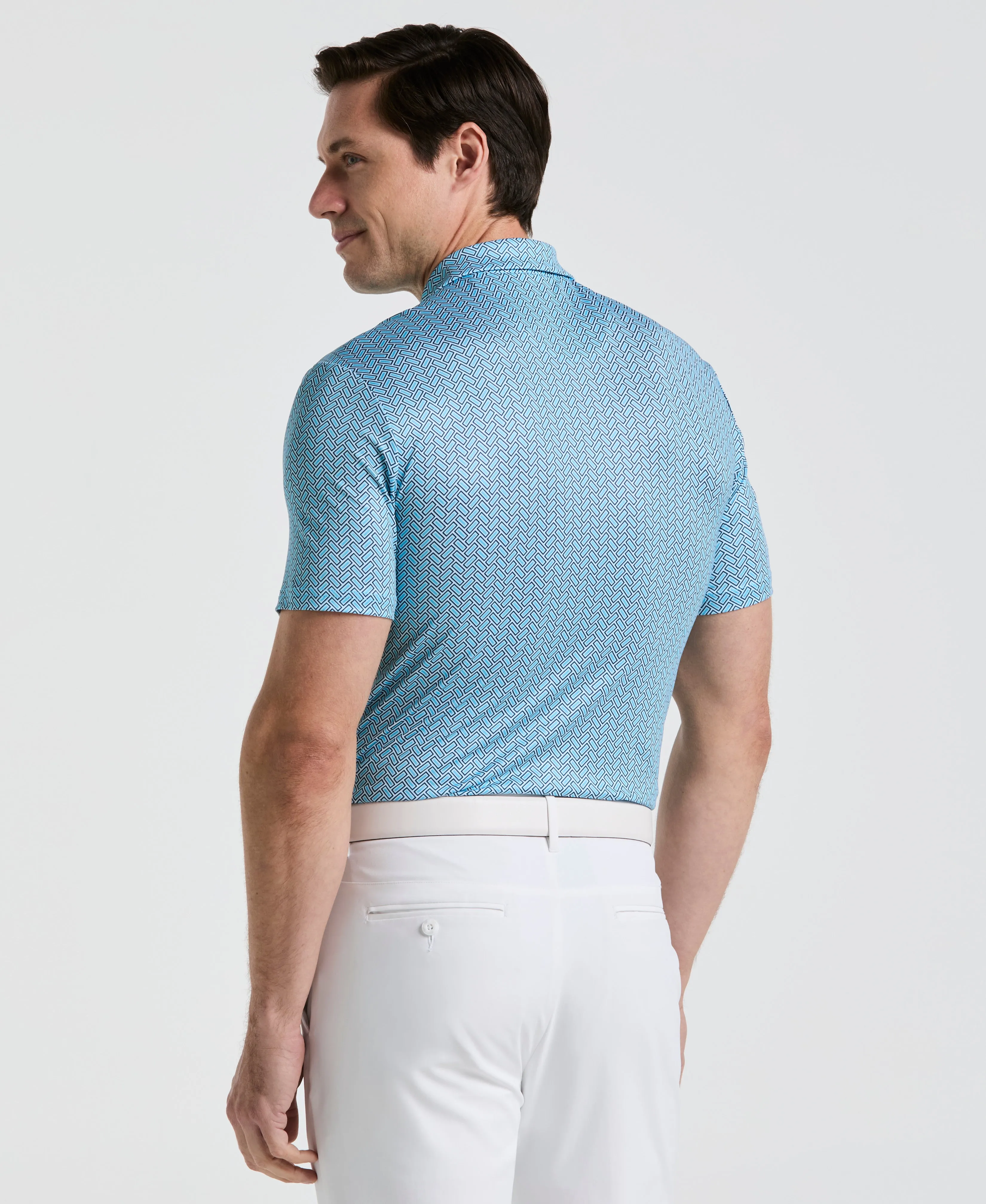 Heritage Herringbone Print Golf Polo sold by Original Penguin product image thumbnail 3