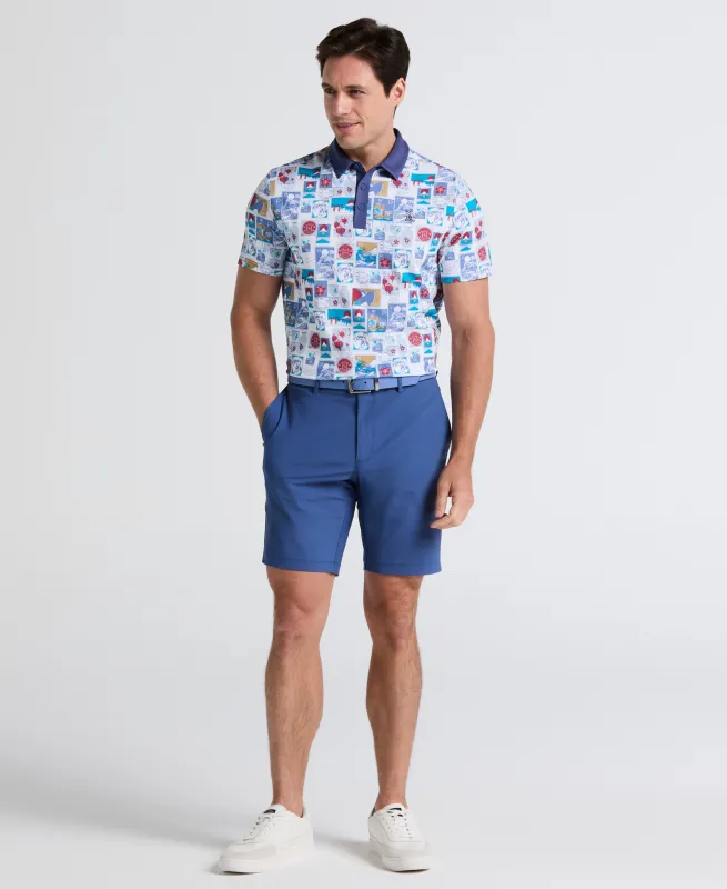 Pete's Stamp Statement Golf Polo sold by Original Penguin