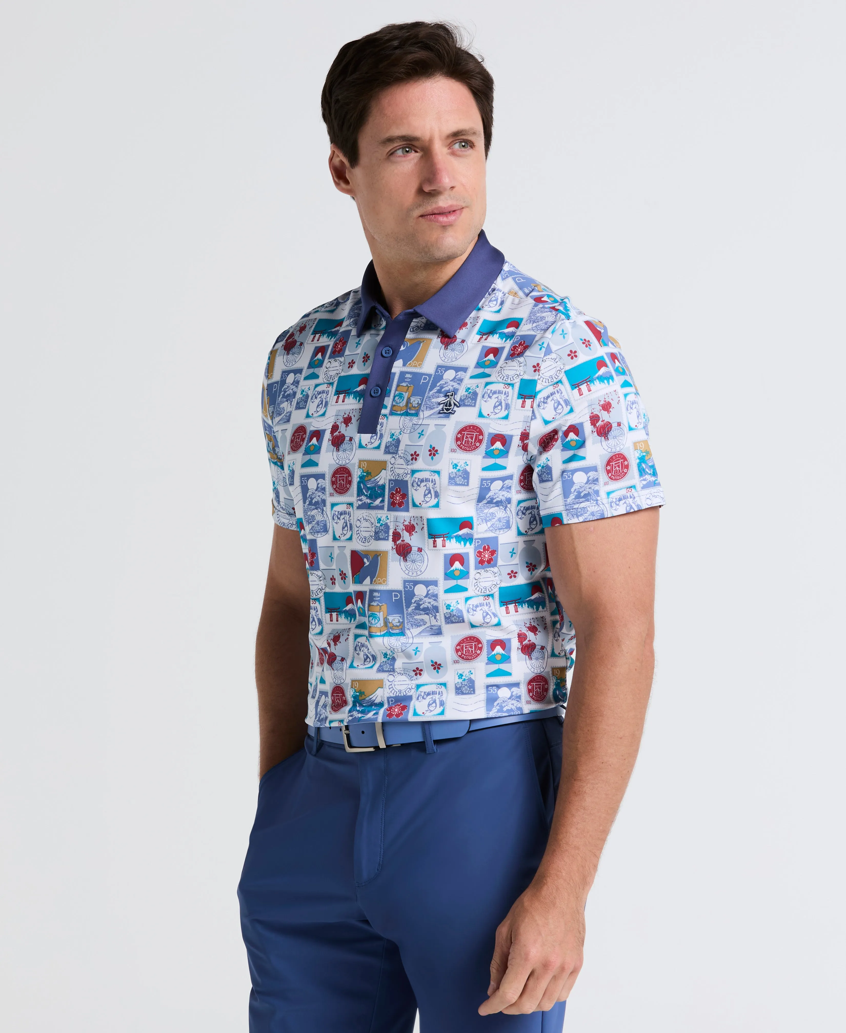 Pete's Stamp Statement Golf Polo sold by Original Penguin product image thumbnail 3