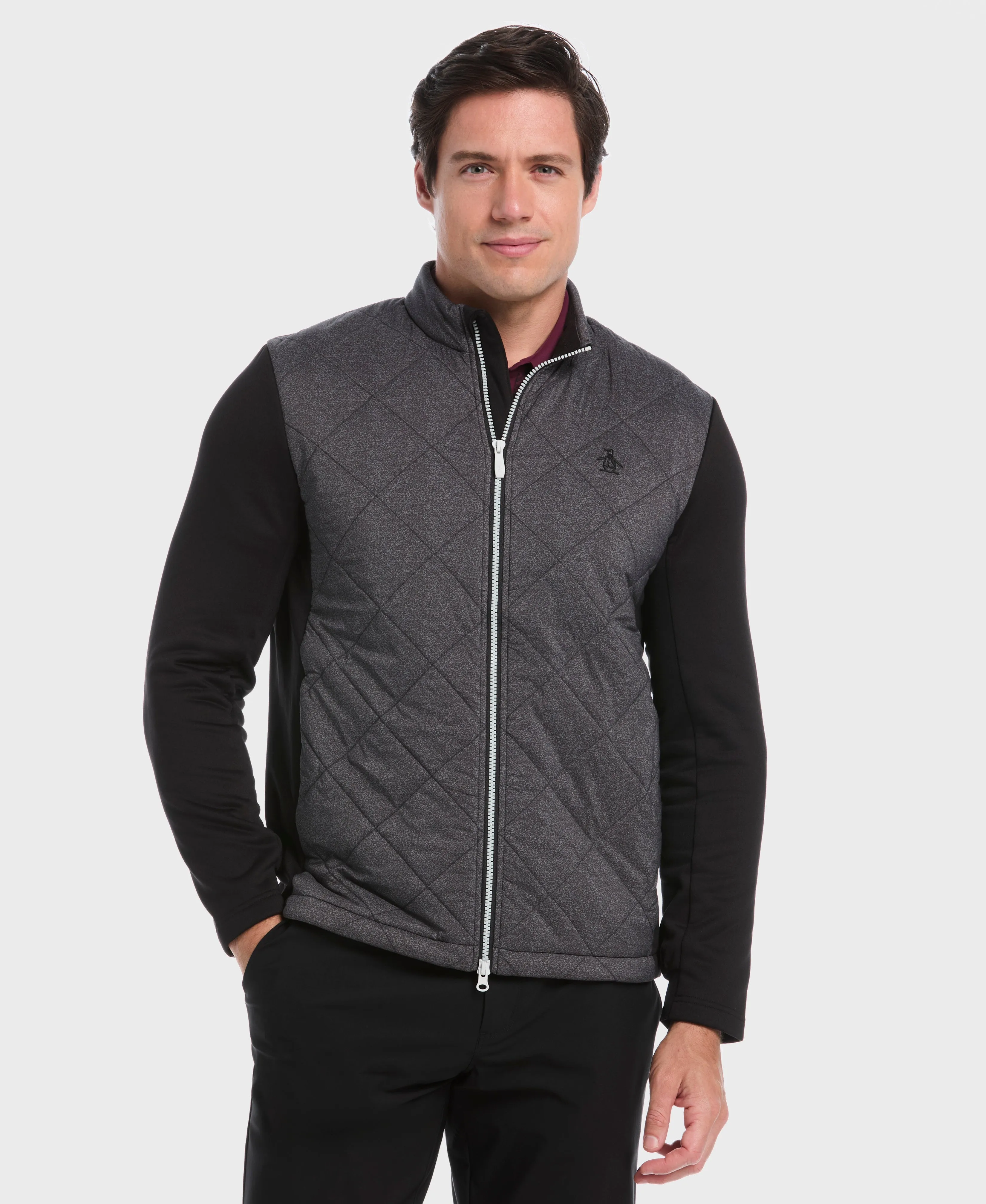 Full Zip Insulated Piping Jacket sold by Original Penguin product image thumbnail 3