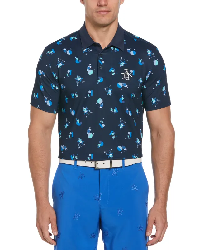 Memphis Pete Print Golf Polo sold by Original Penguin