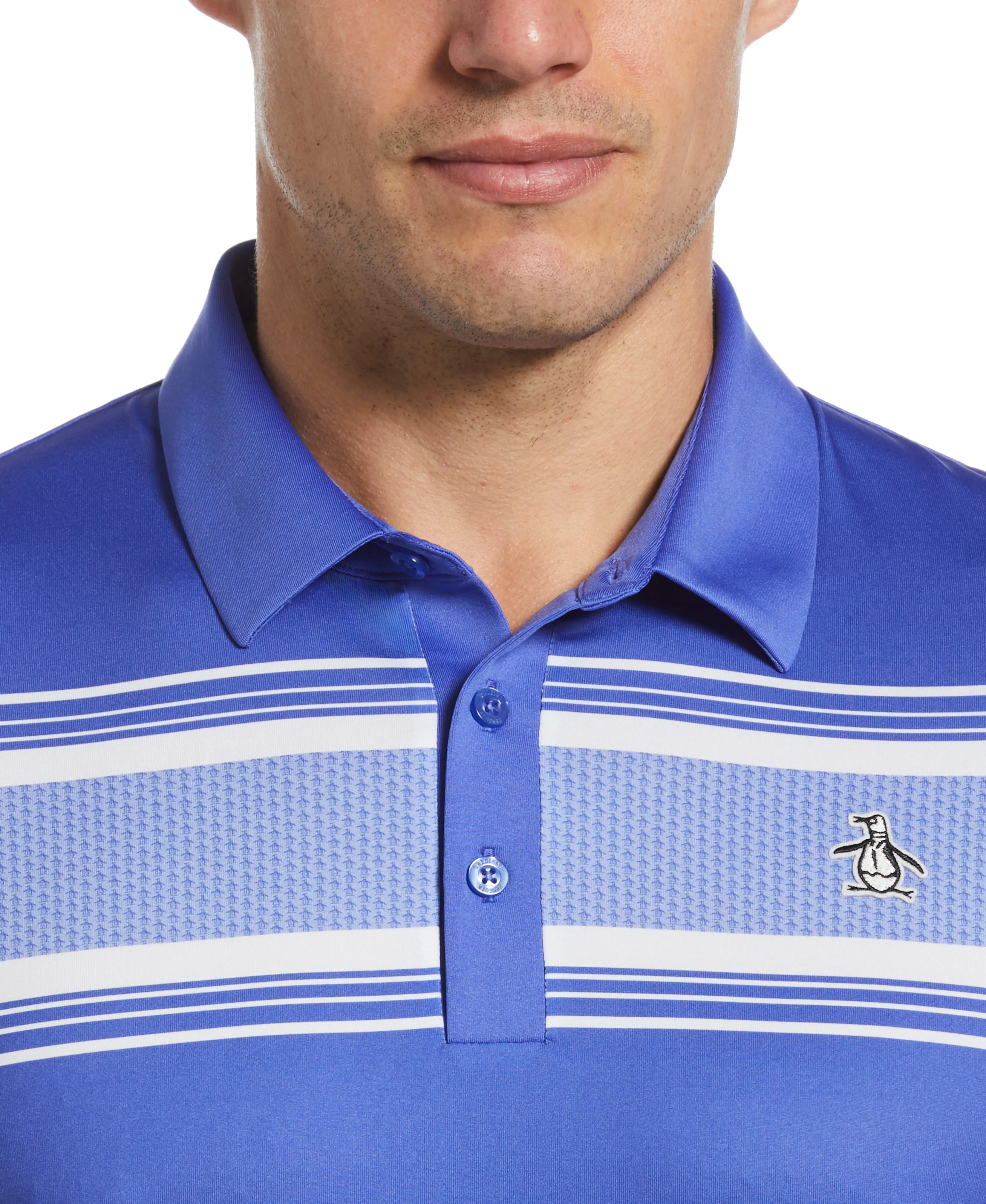 Jack’s Stripe Print Golf Polo sold by Original Penguin product image thumbnail 2