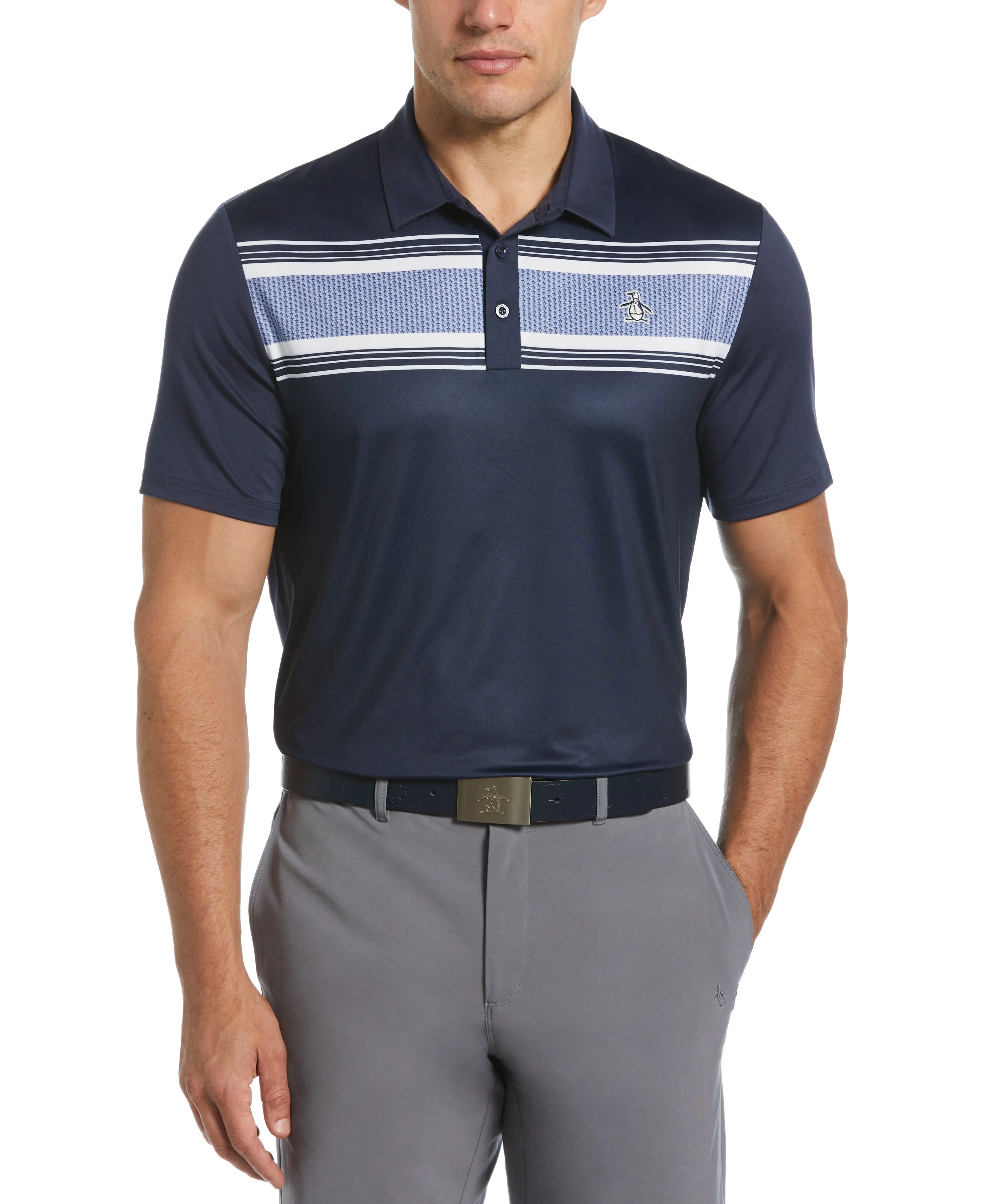 Jack’s Stripe Print Golf Polo sold by Original Penguin product image thumbnail 5