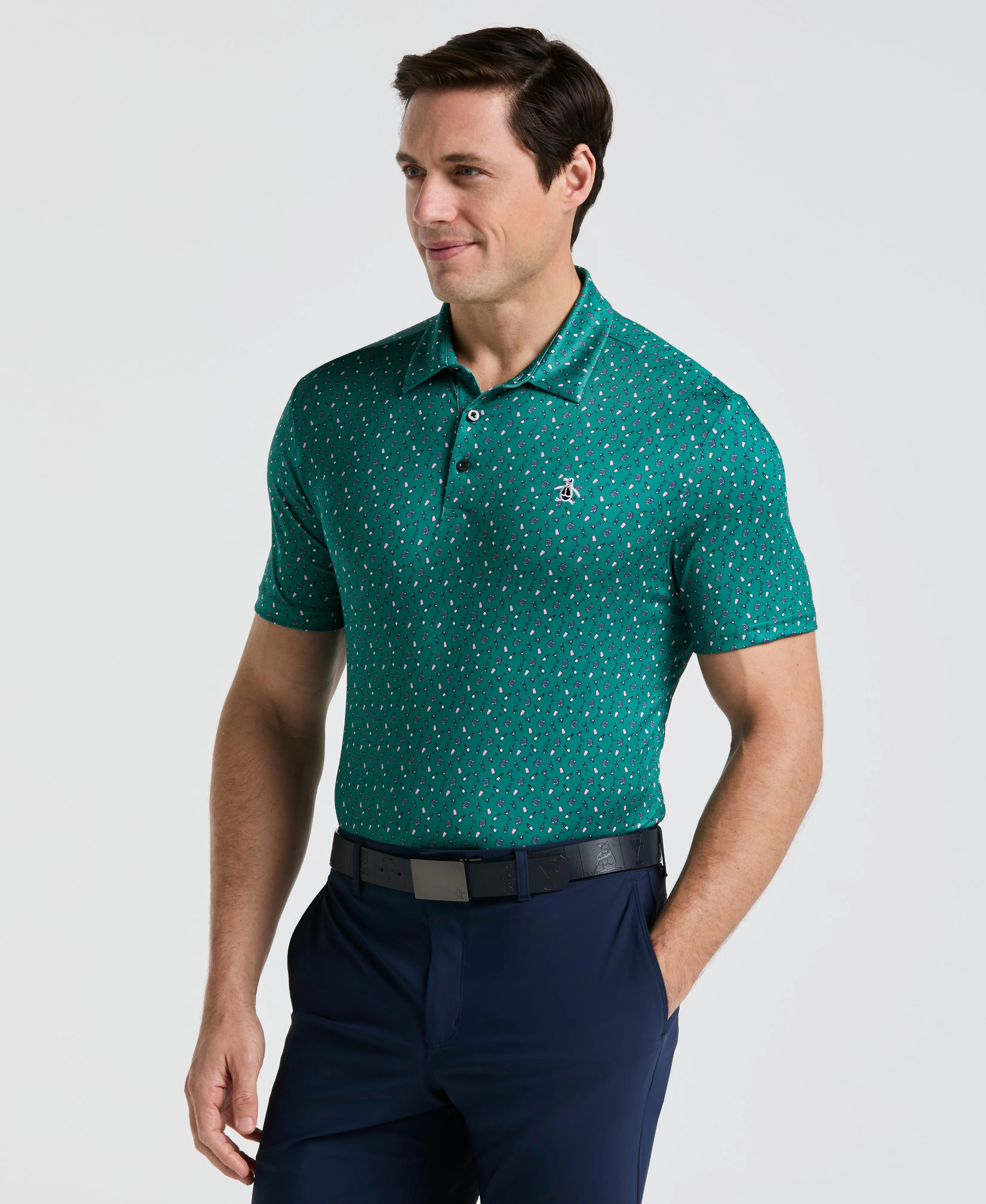 Augusta Menu Print Golf Polo sold by Original Penguin product image thumbnail 5