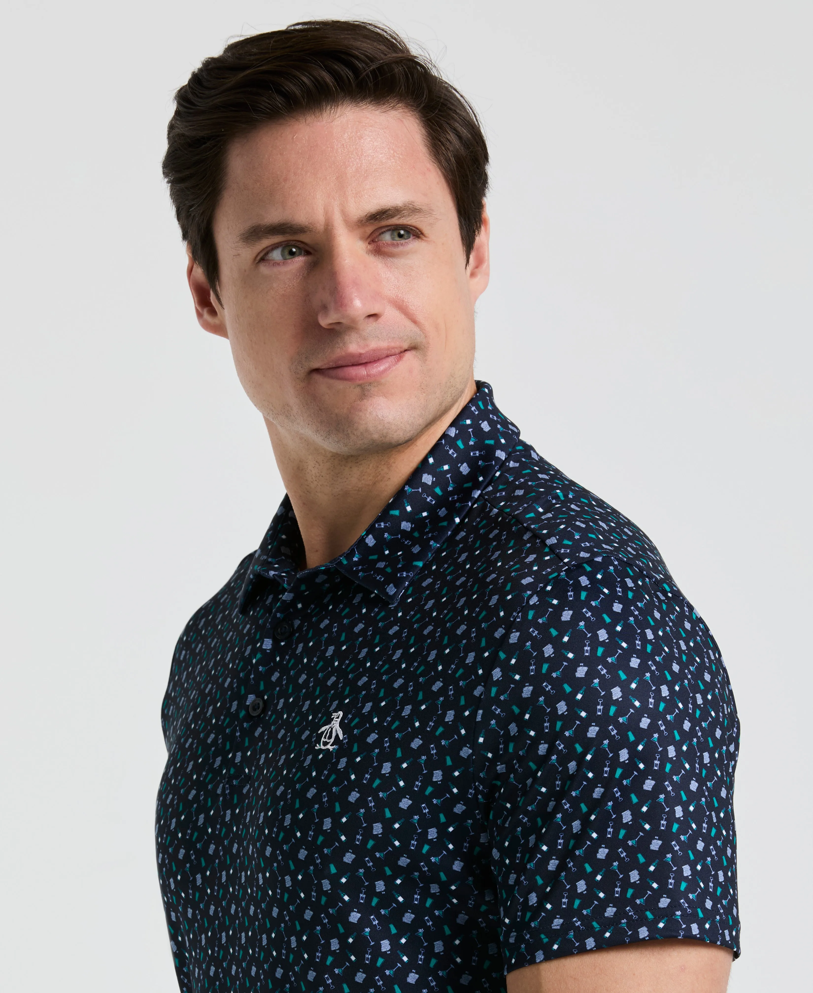 Augusta Menu Print Golf Polo sold by Original Penguin product image thumbnail 2