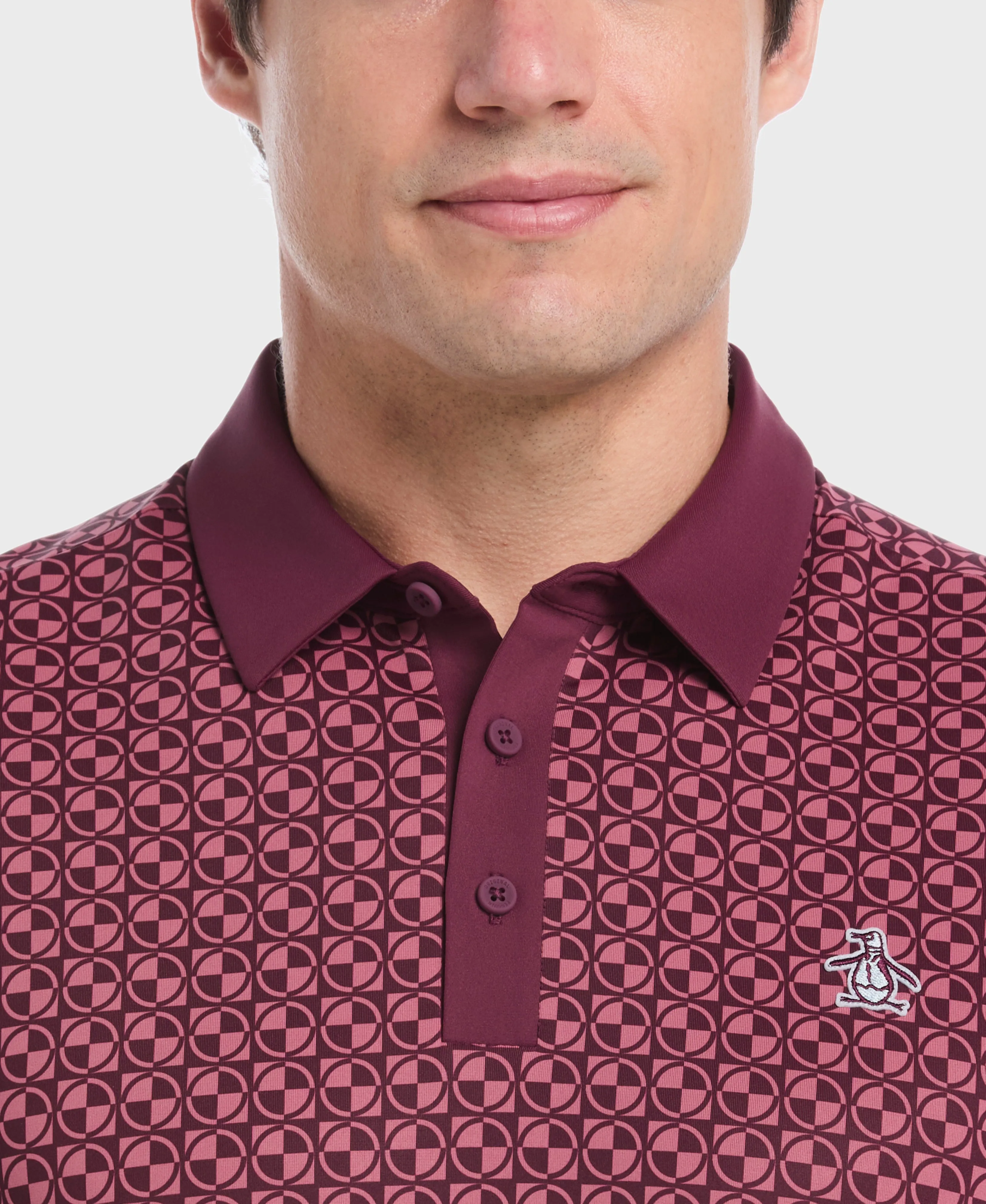 Pete's Geo Color Block Golf Polo sold by Original Penguin product image thumbnail 5
