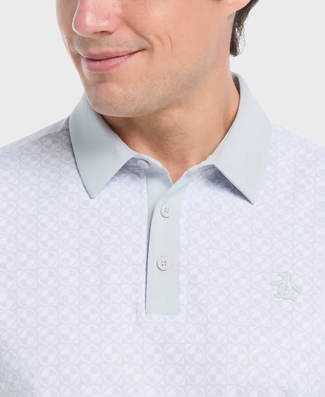 Pete's Geo Color Block Golf Polo sold by Original Penguin
