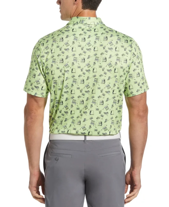 Retro Arcade Print Golf Polo sold by Original Penguin