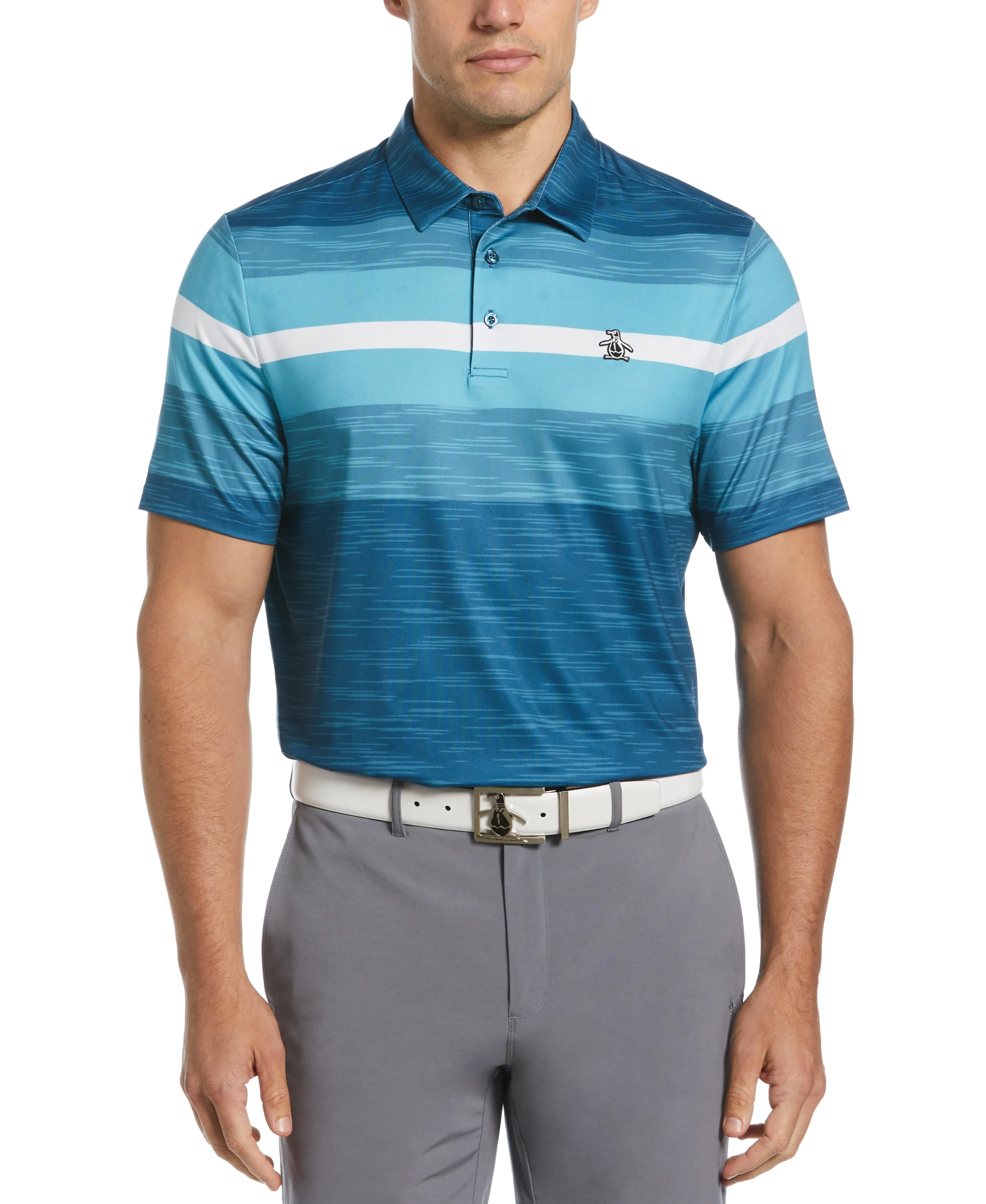 Color Block Marl Stripe Golf Polo sold by Original Penguin product image thumbnail 5
