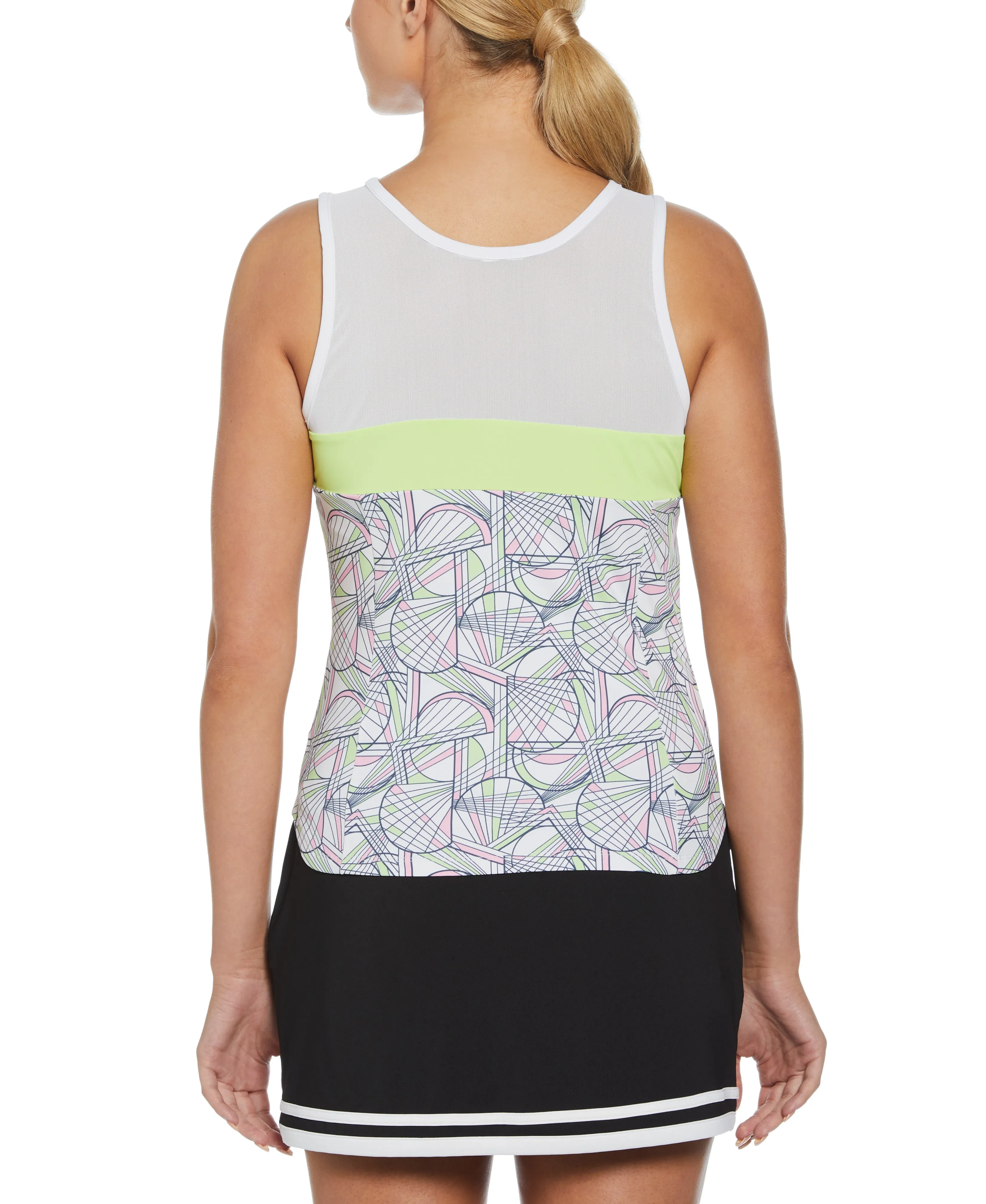 Women's Mesh Block Tennis Tank Top sold by Original Penguin product image thumbnail 2