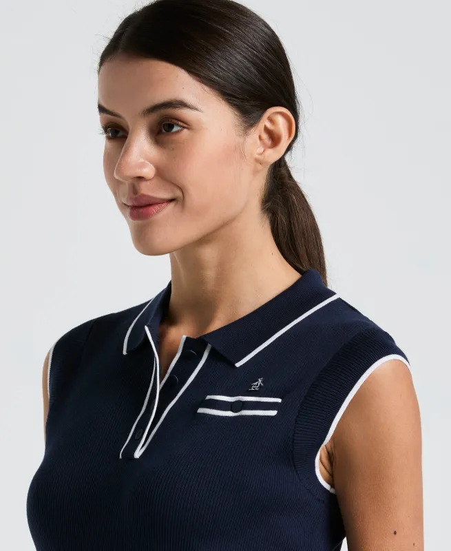 Women's Golf Sleeveless Sweater Polo sold by Original Penguin