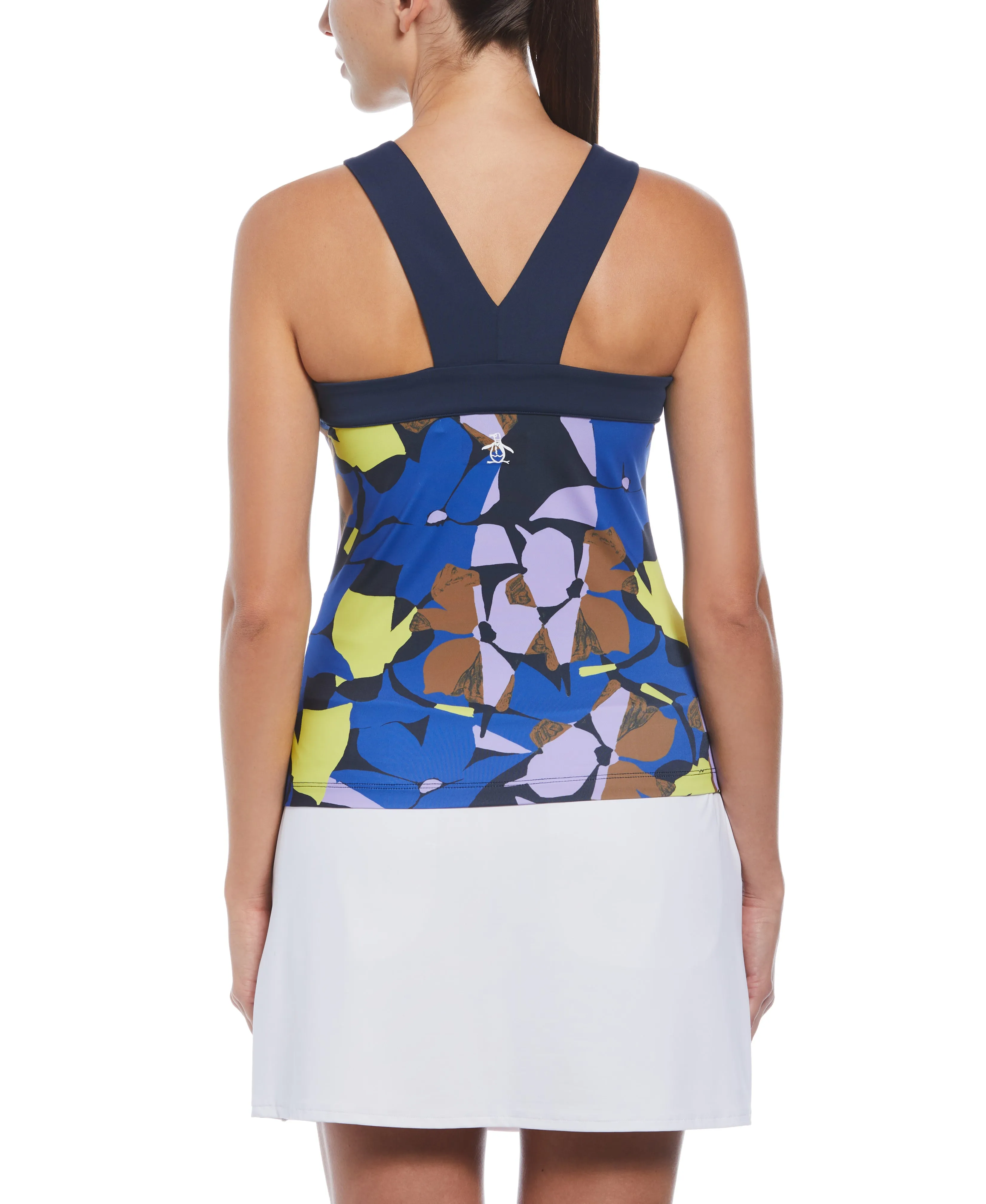 Women's Criss-Cross Floral Tank Top sold by Original Penguin