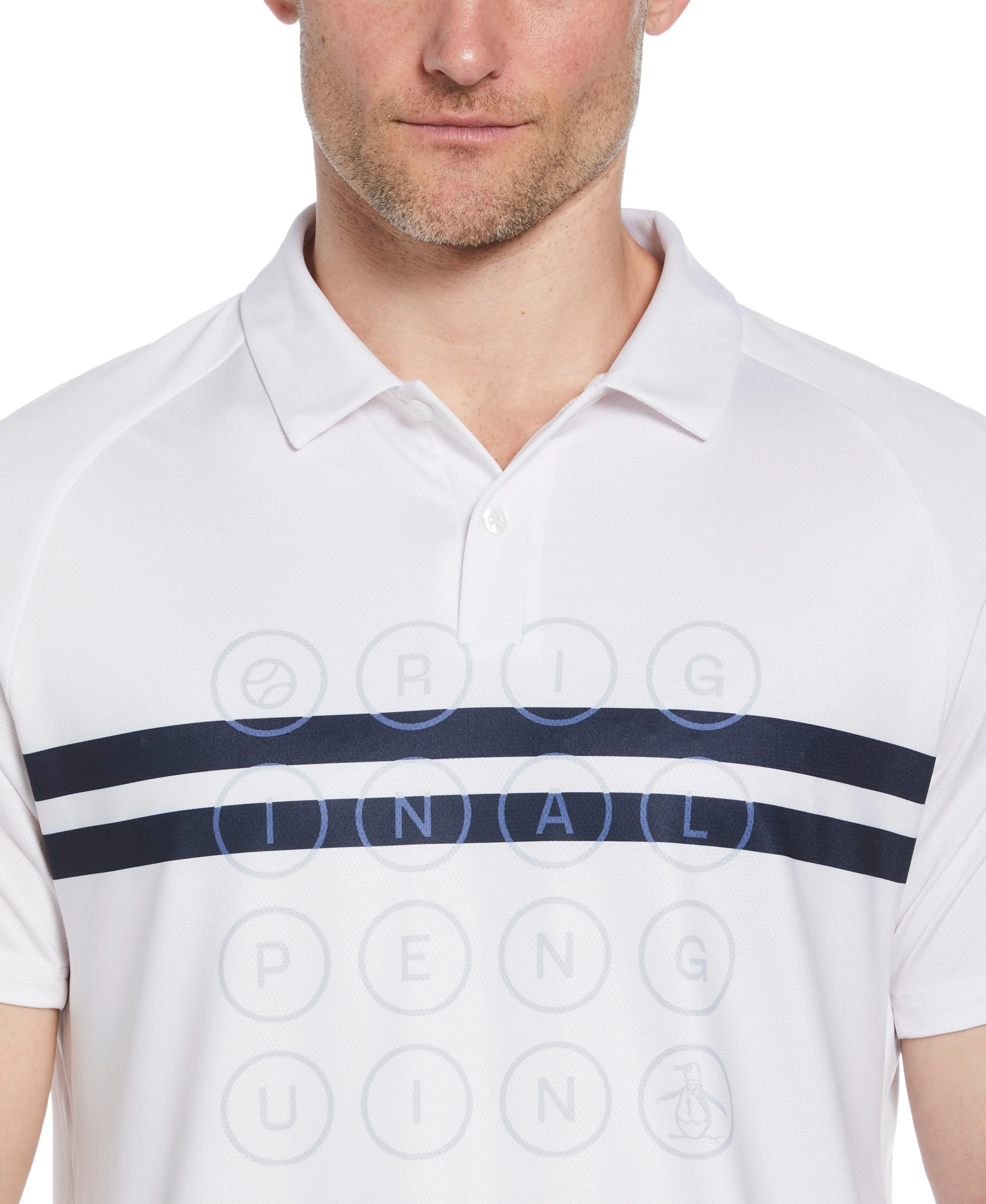 Color Block Logo Performance Polo sold by Original Penguin product image thumbnail 4