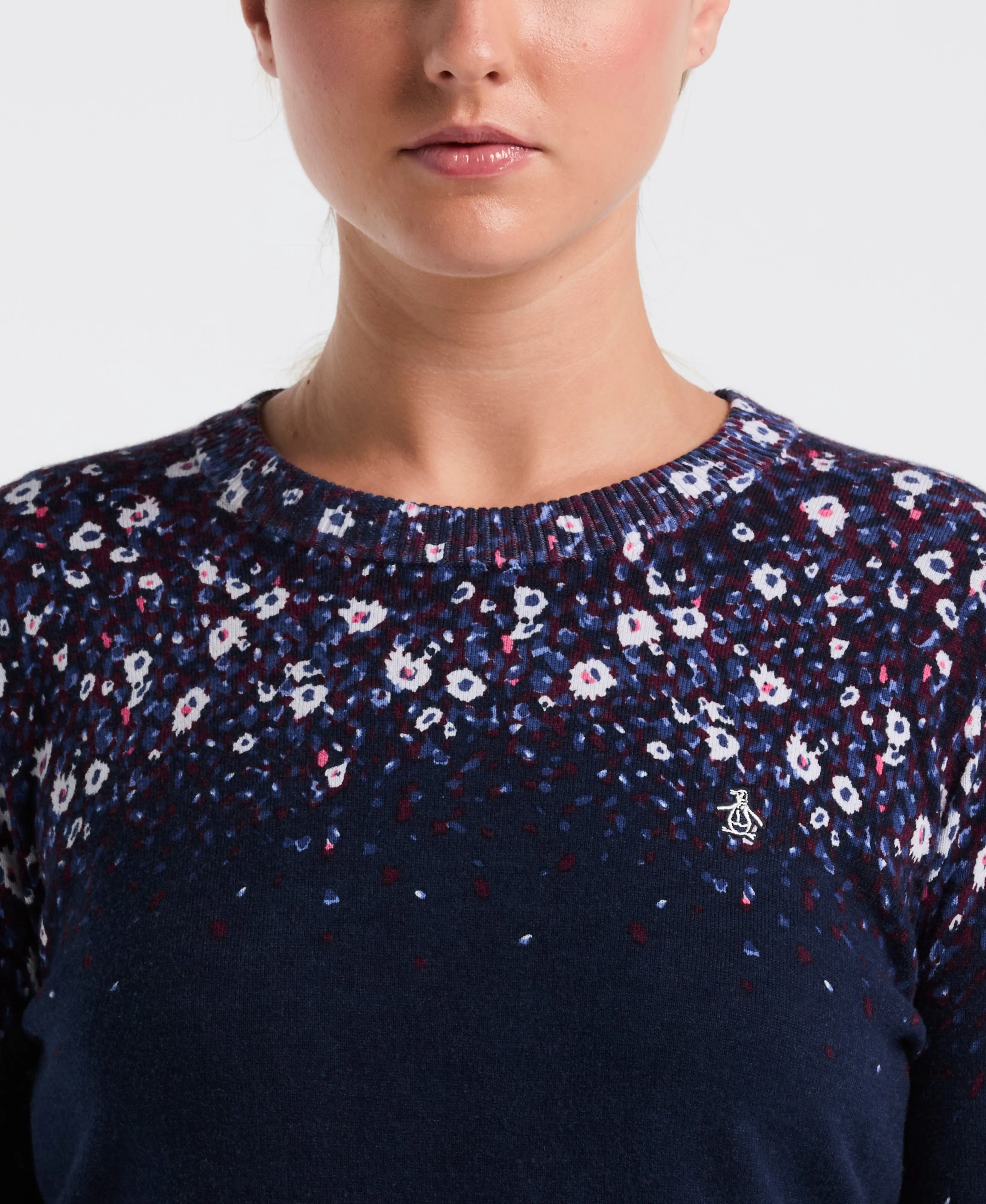 Women's Engineered Zen Floral Sweater sold by Original Penguin product image thumbnail 3