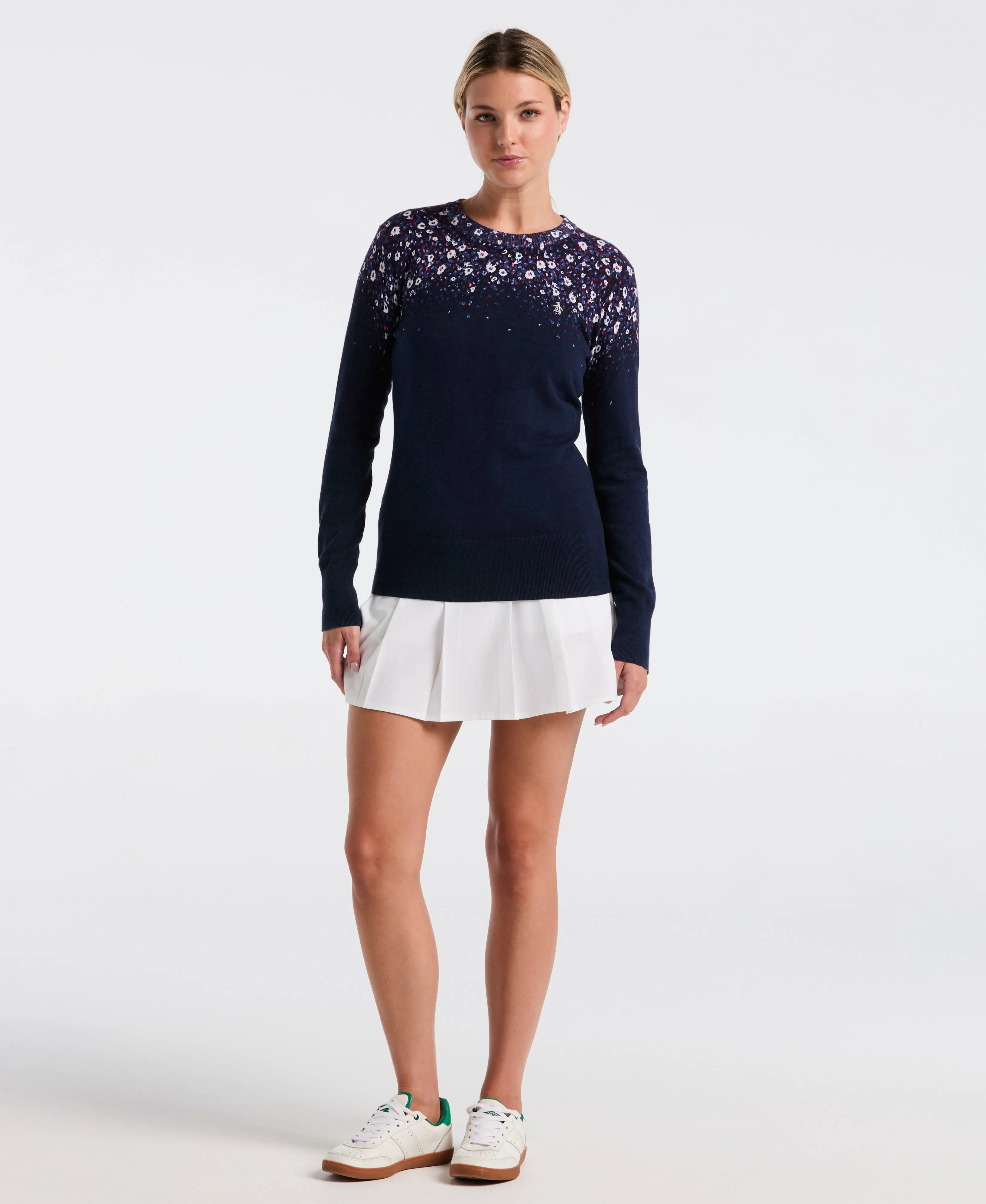 Women's Engineered Zen Floral Sweater sold by Original Penguin product image thumbnail 4